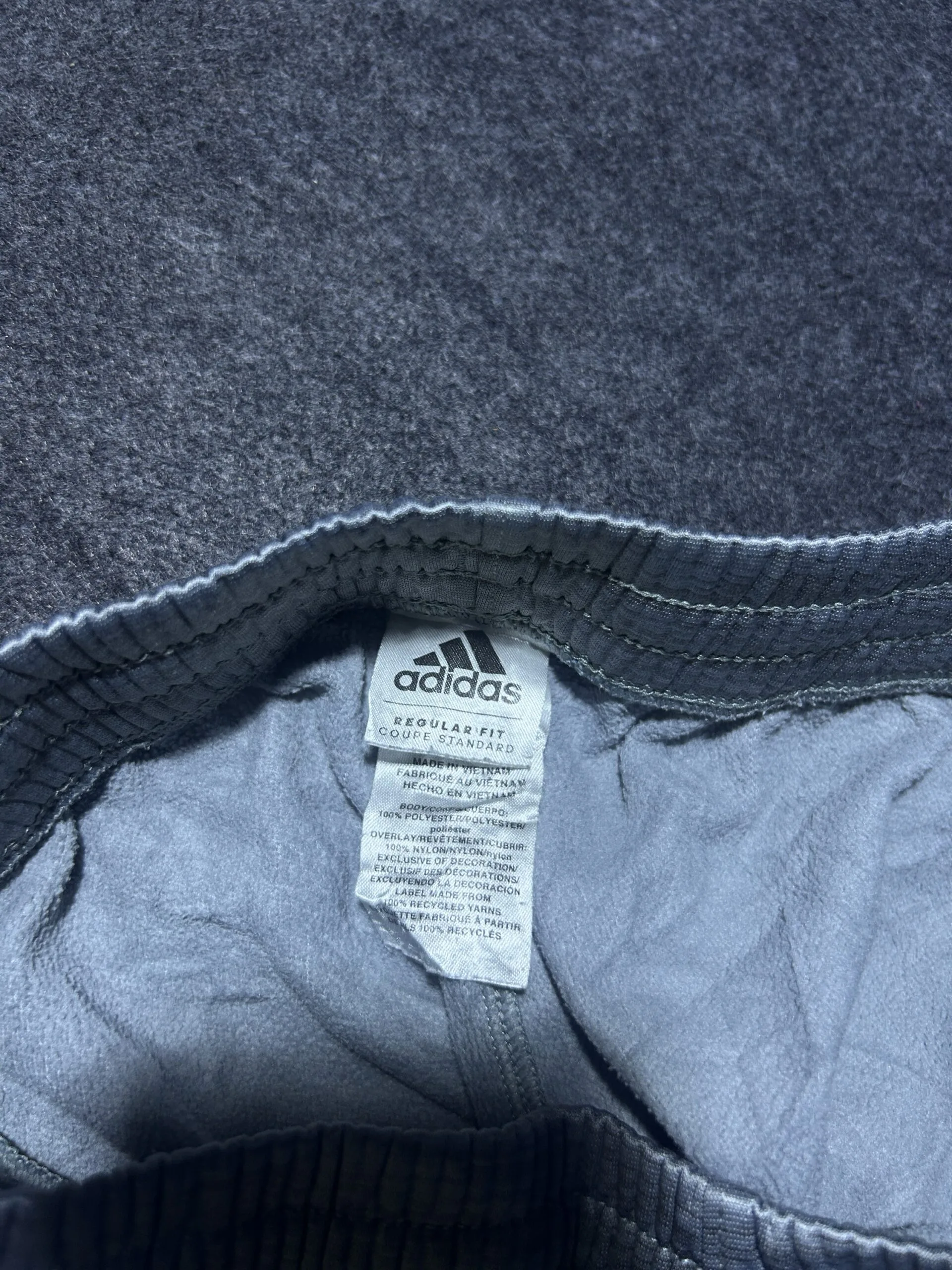 Adidas Grey Track Pants back view