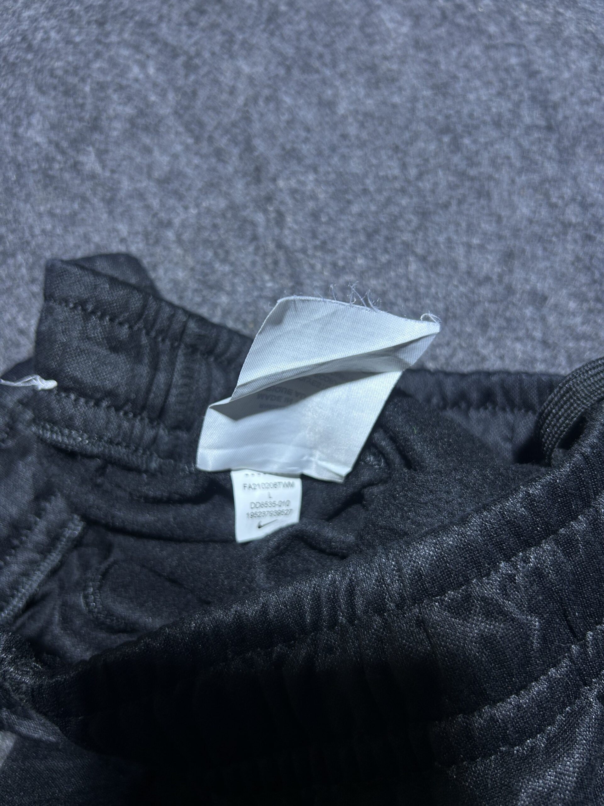 Nike Black Track Pants back view