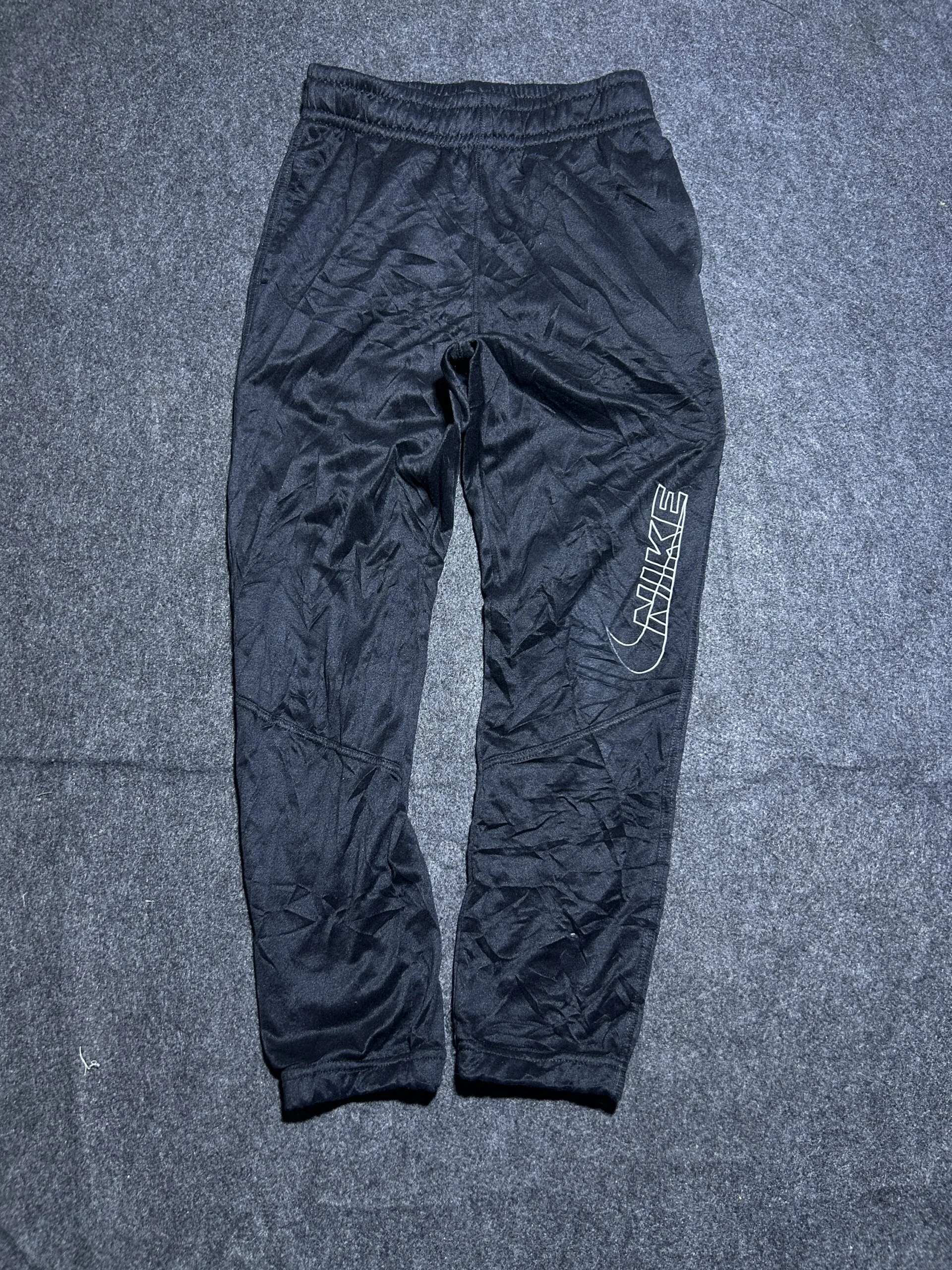 Nike Black Track Pants front view