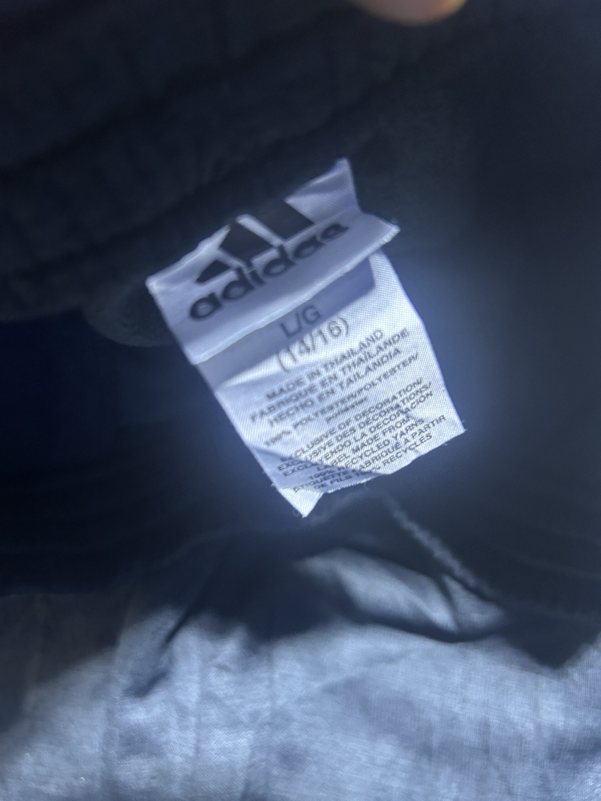 Adidas Grey Track Pants back view