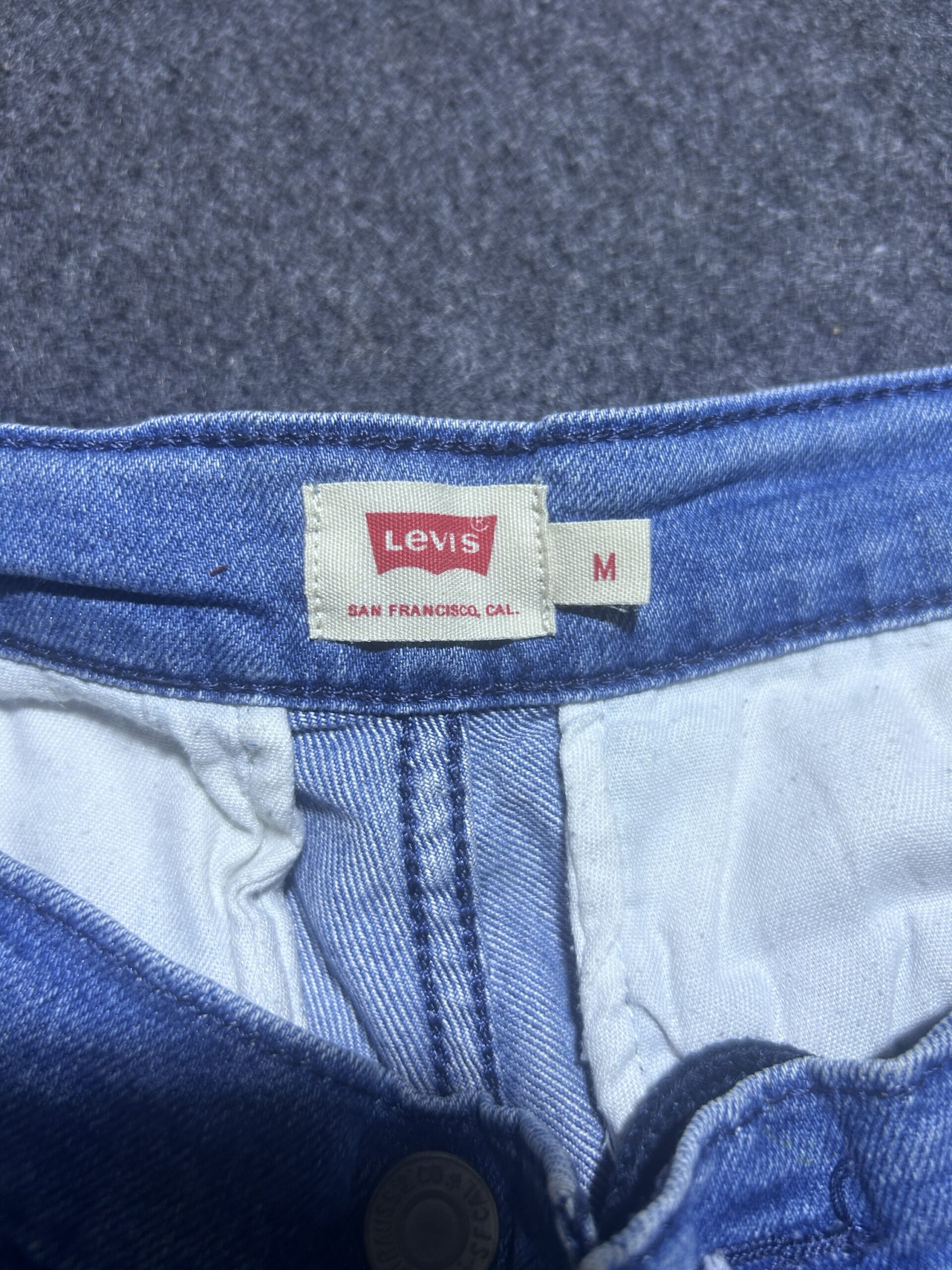 Levi's Blue Pants detail view