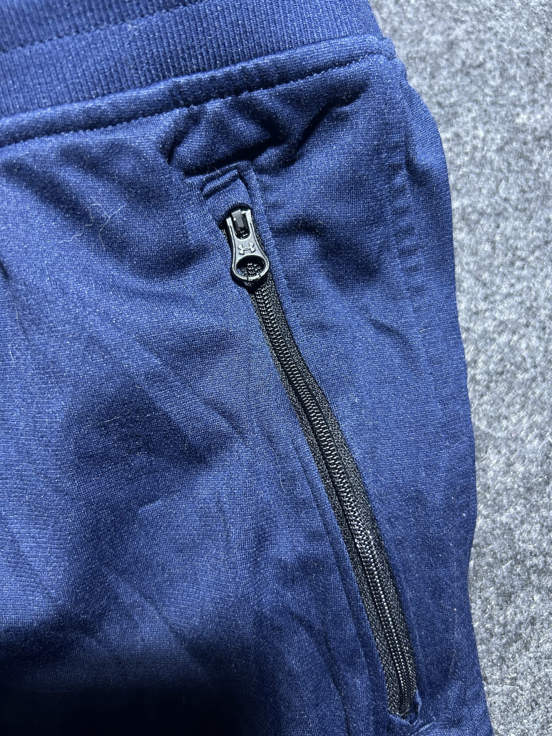 Under Armour Navy Track Pants detail view