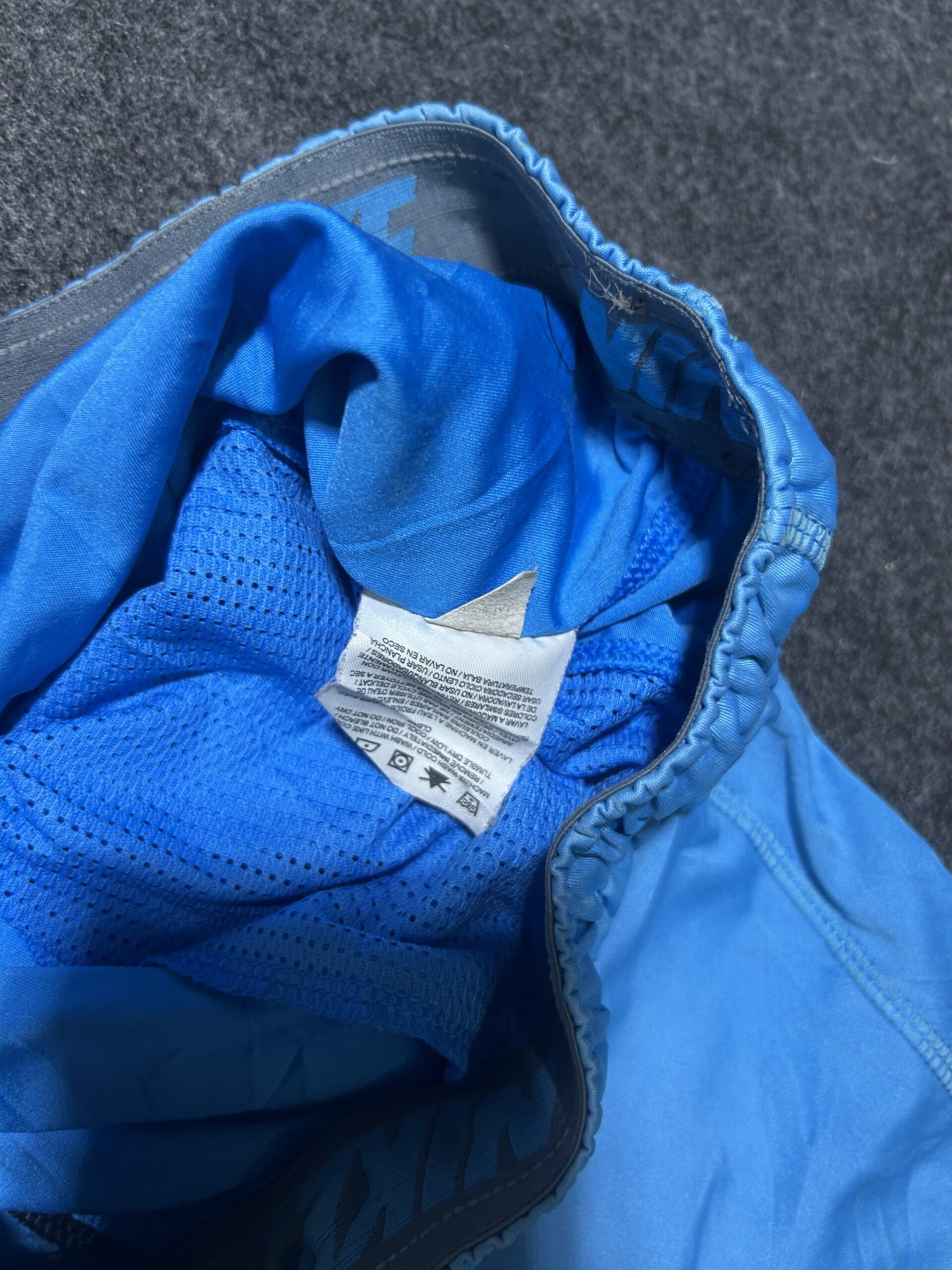 Nike Blue Training Shorts back view