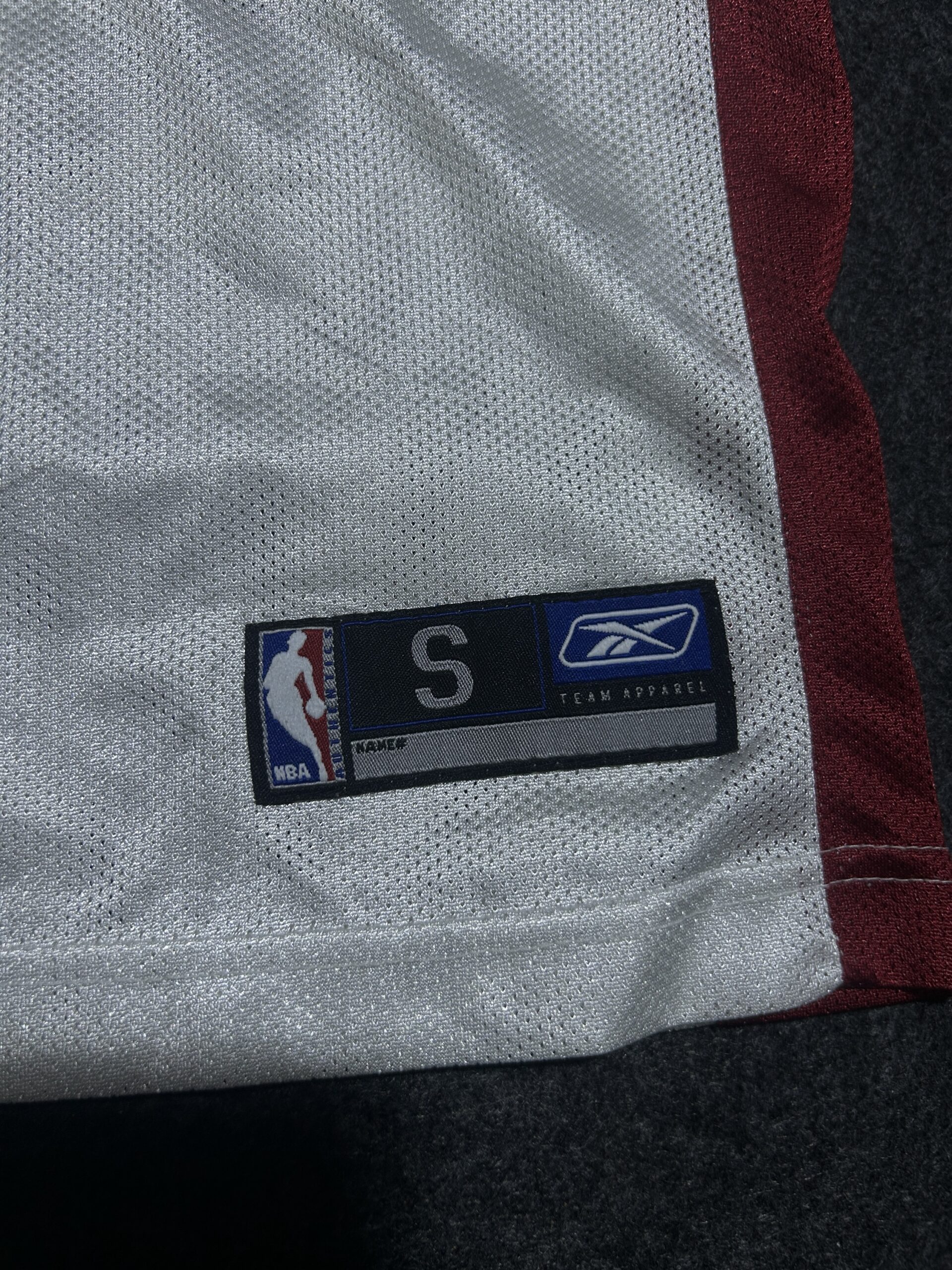 Reebok White Jersey back view