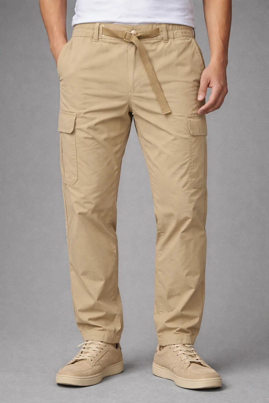 Beige simple front view