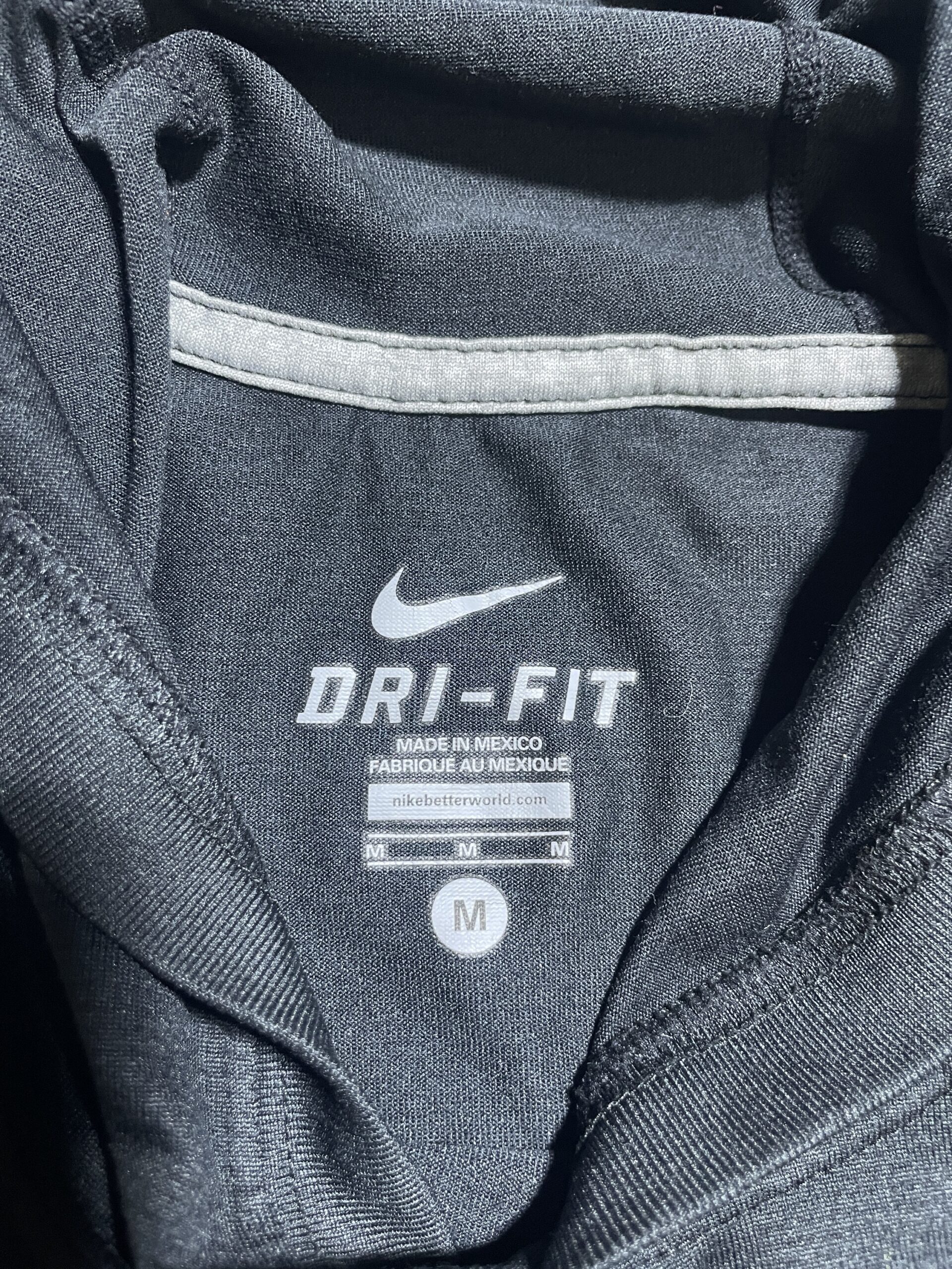 Nike Black T-Shirt back view
