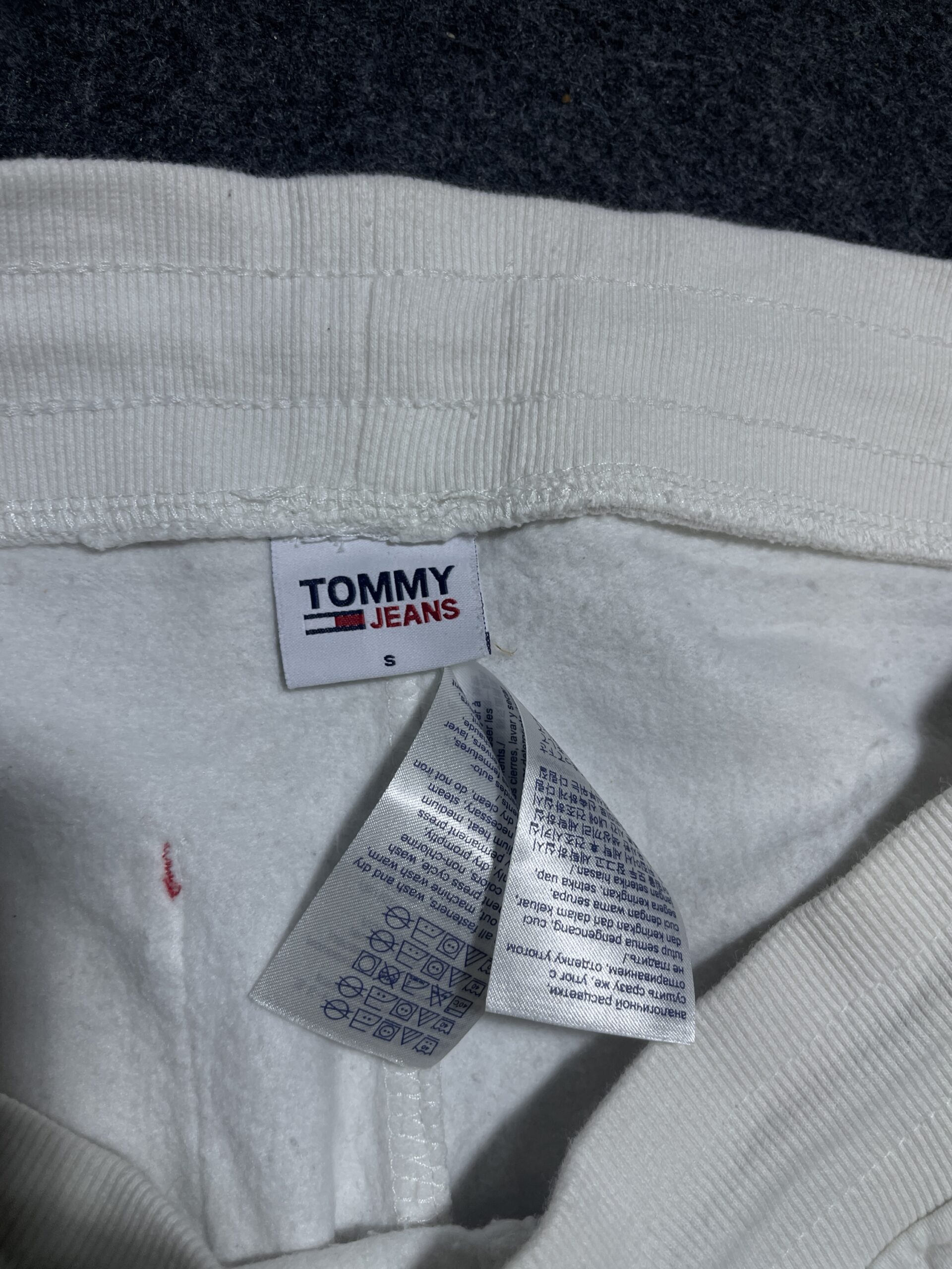 Tommy Hilfiger White Track Pants back view