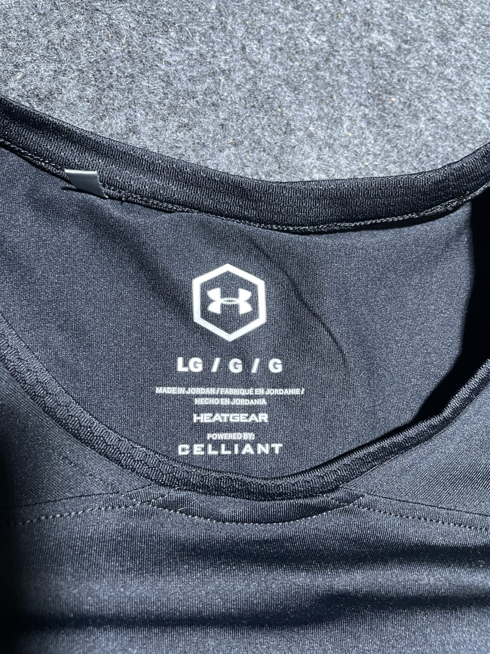 Under Armour Black simple back view