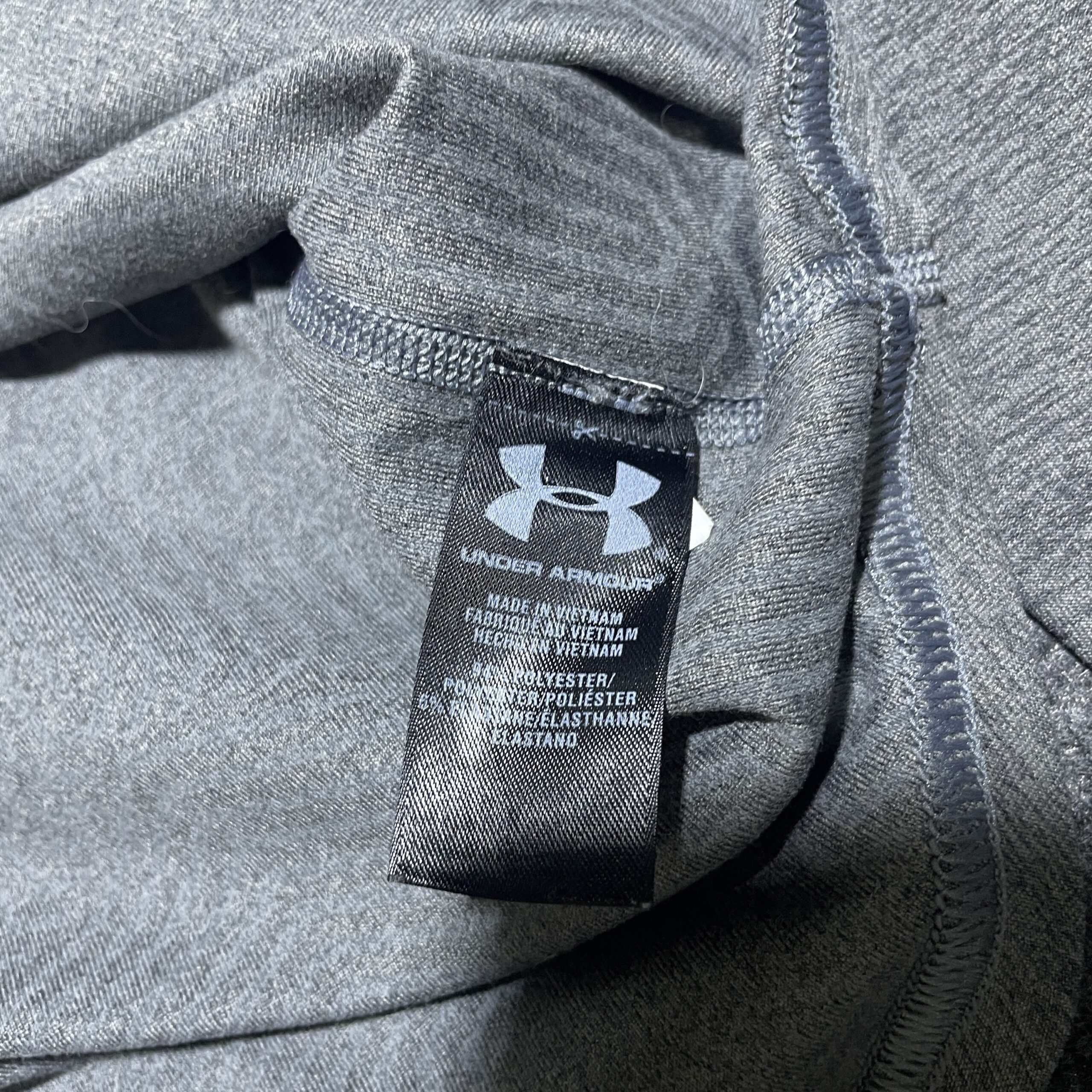 Under Armour Grey T-Shirt back view