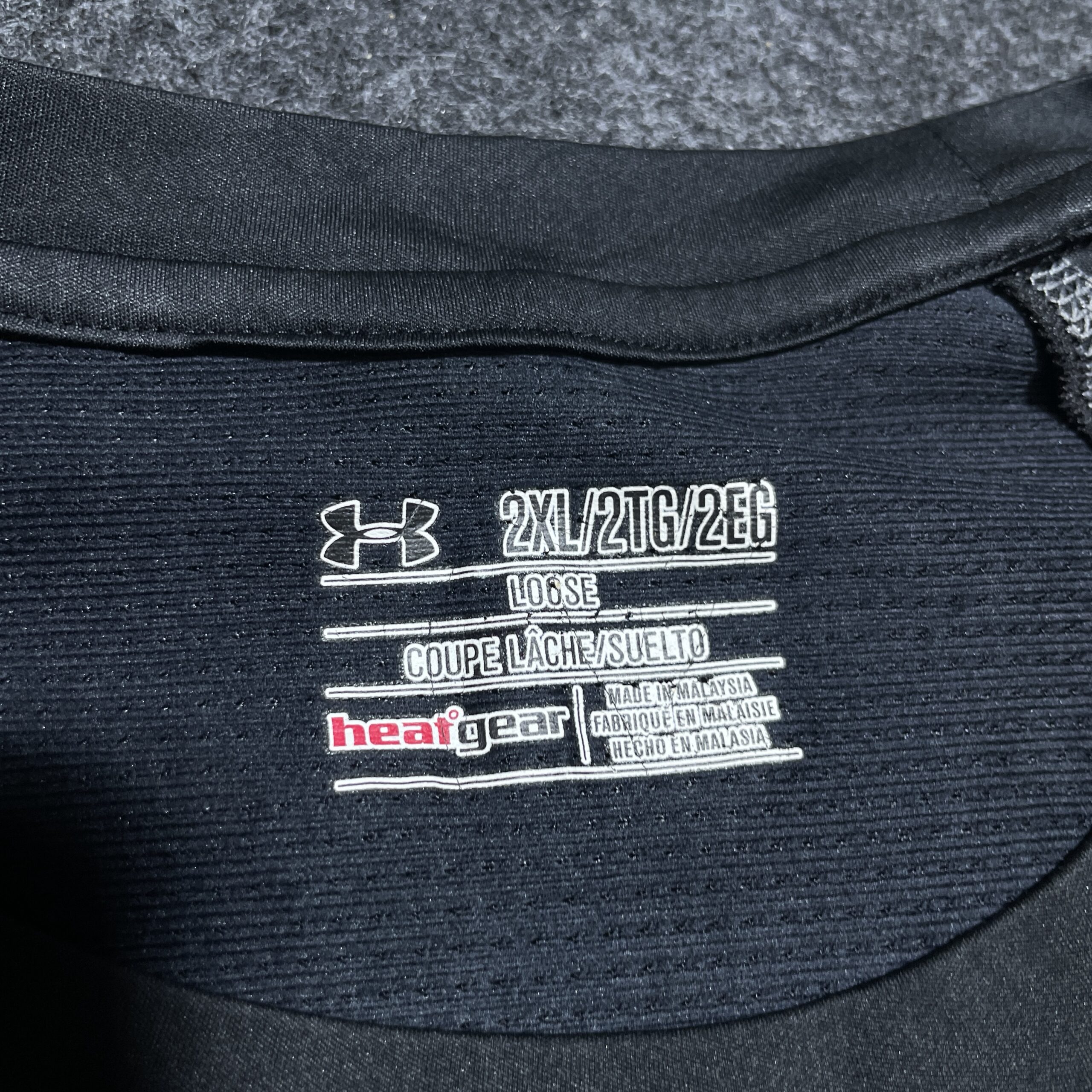 Under Armour Black T-Shirt back view