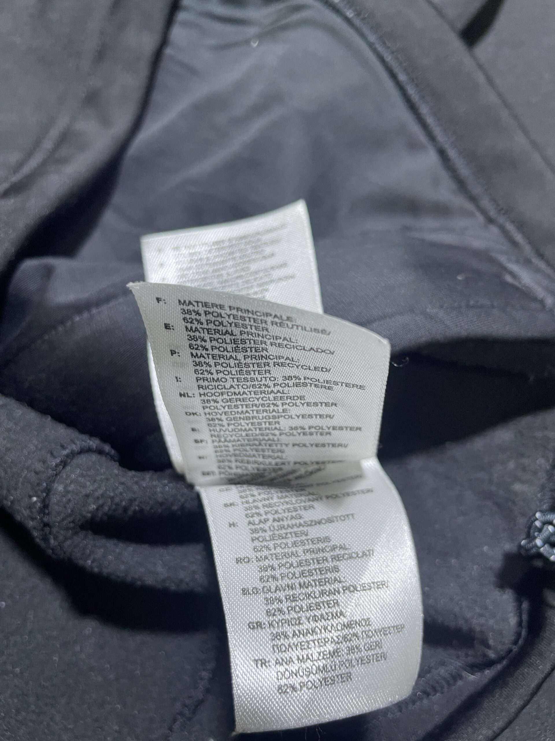 Adidas Black Track Jacket back view