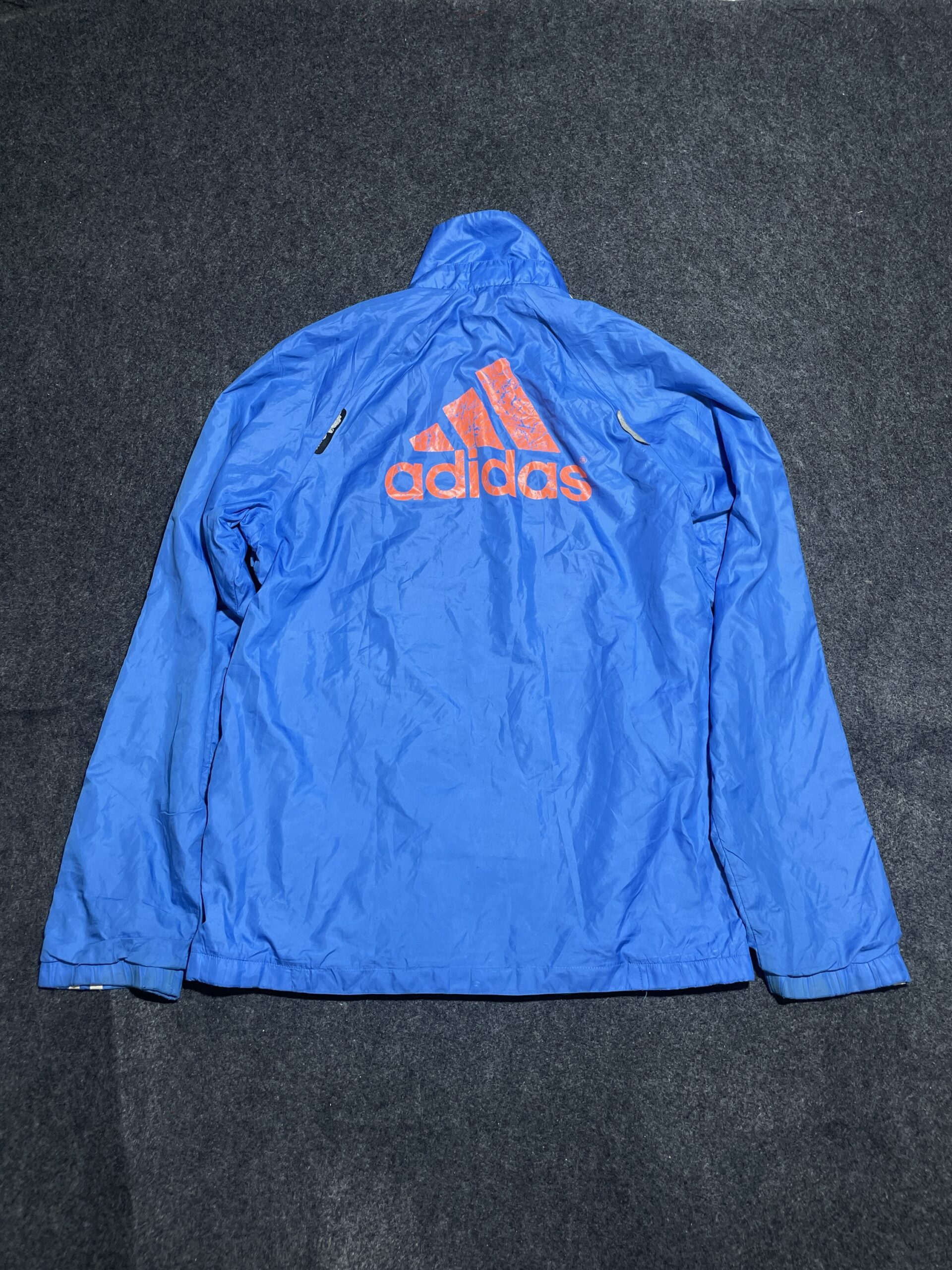 Adidas Blue Track Jacket detail view