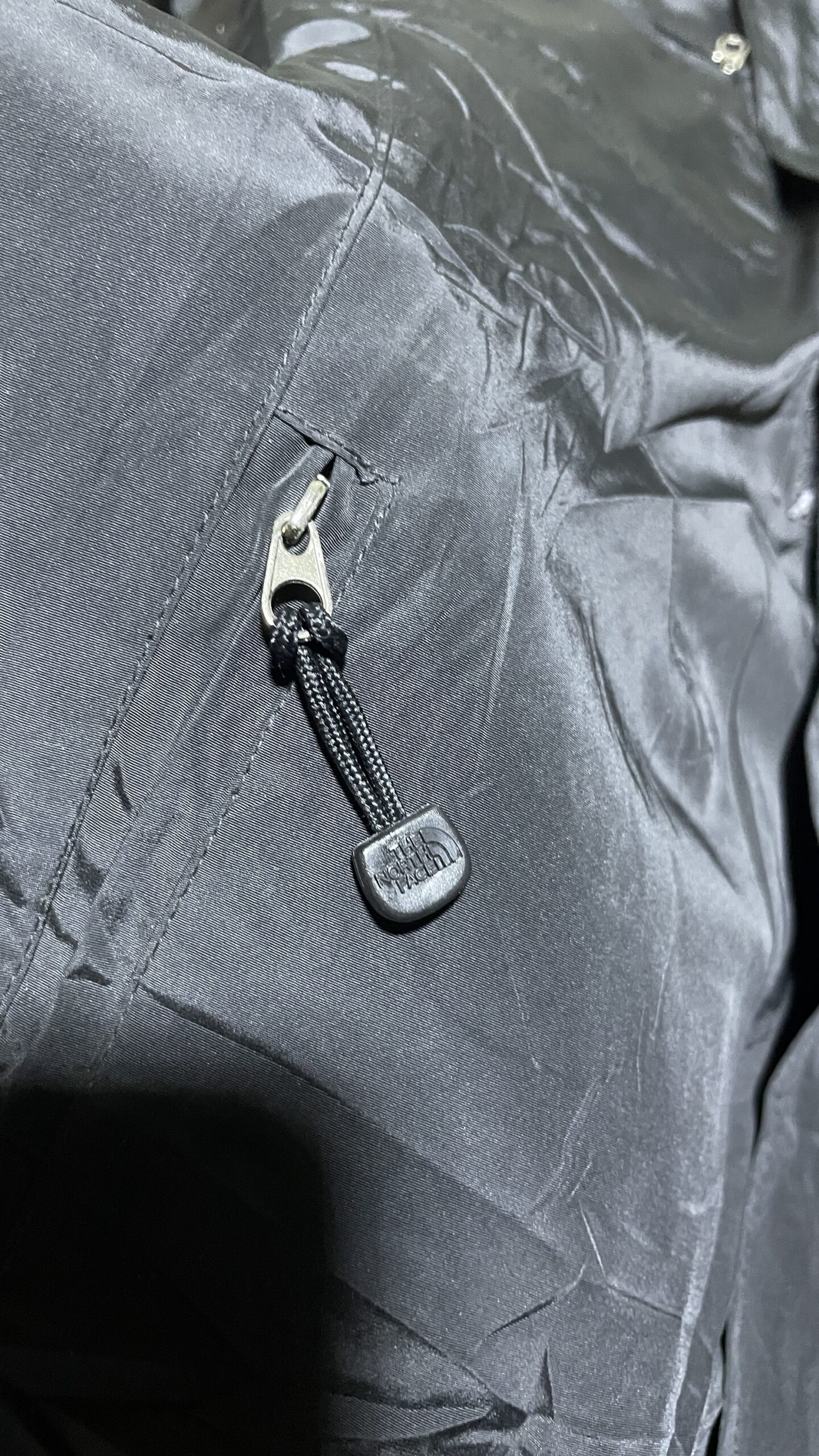 The North Face Black Windbreaker Jacket back view