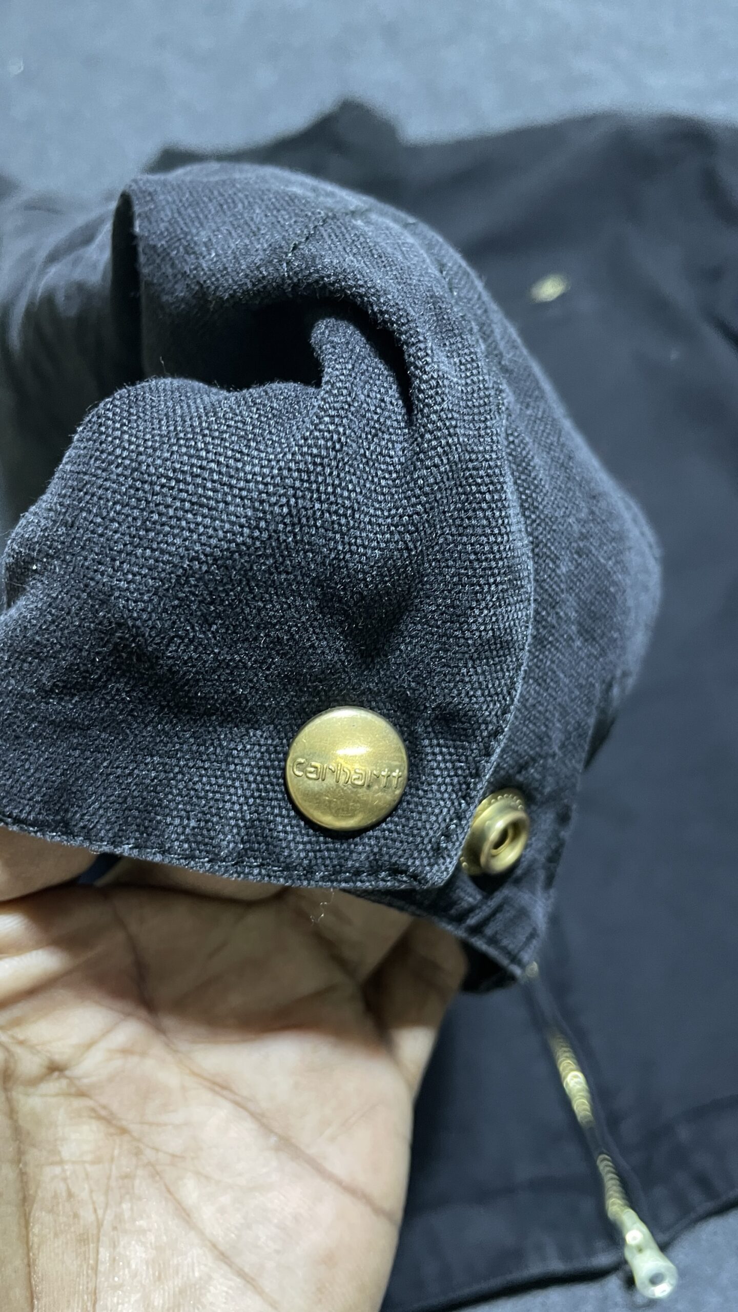 Carhartt Black Jacket back view