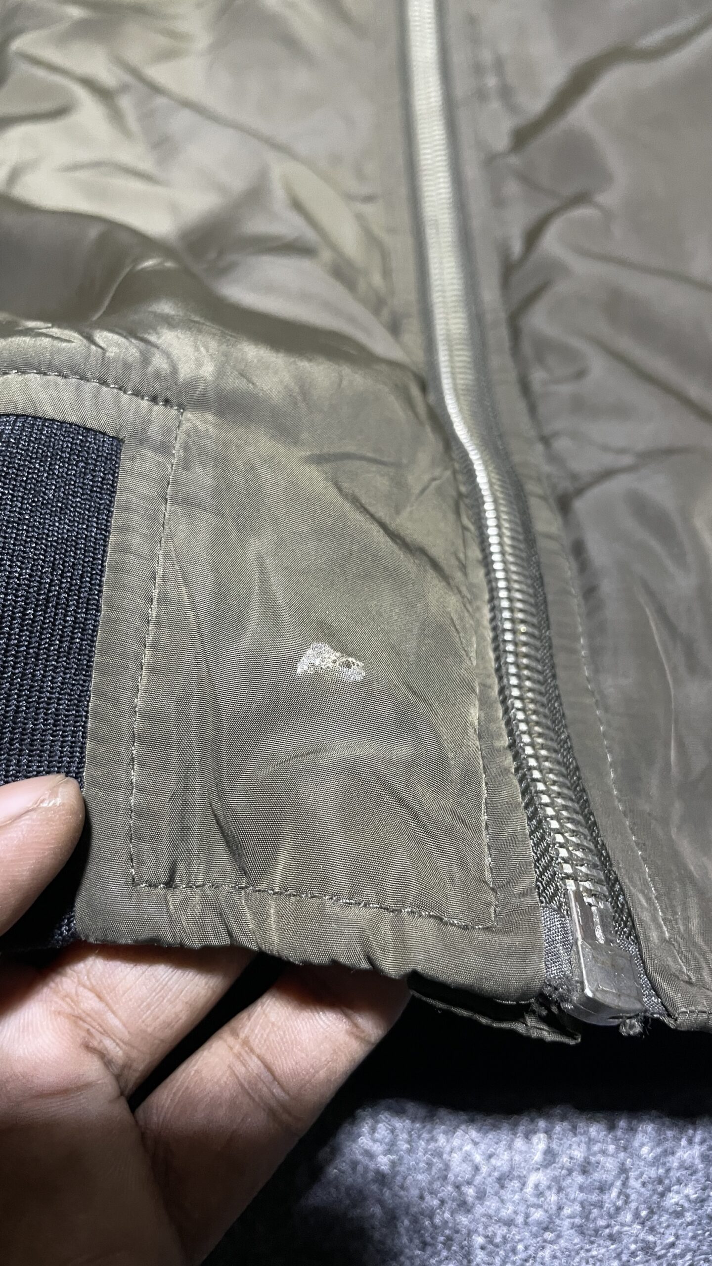 Zara Olive Jacket back view