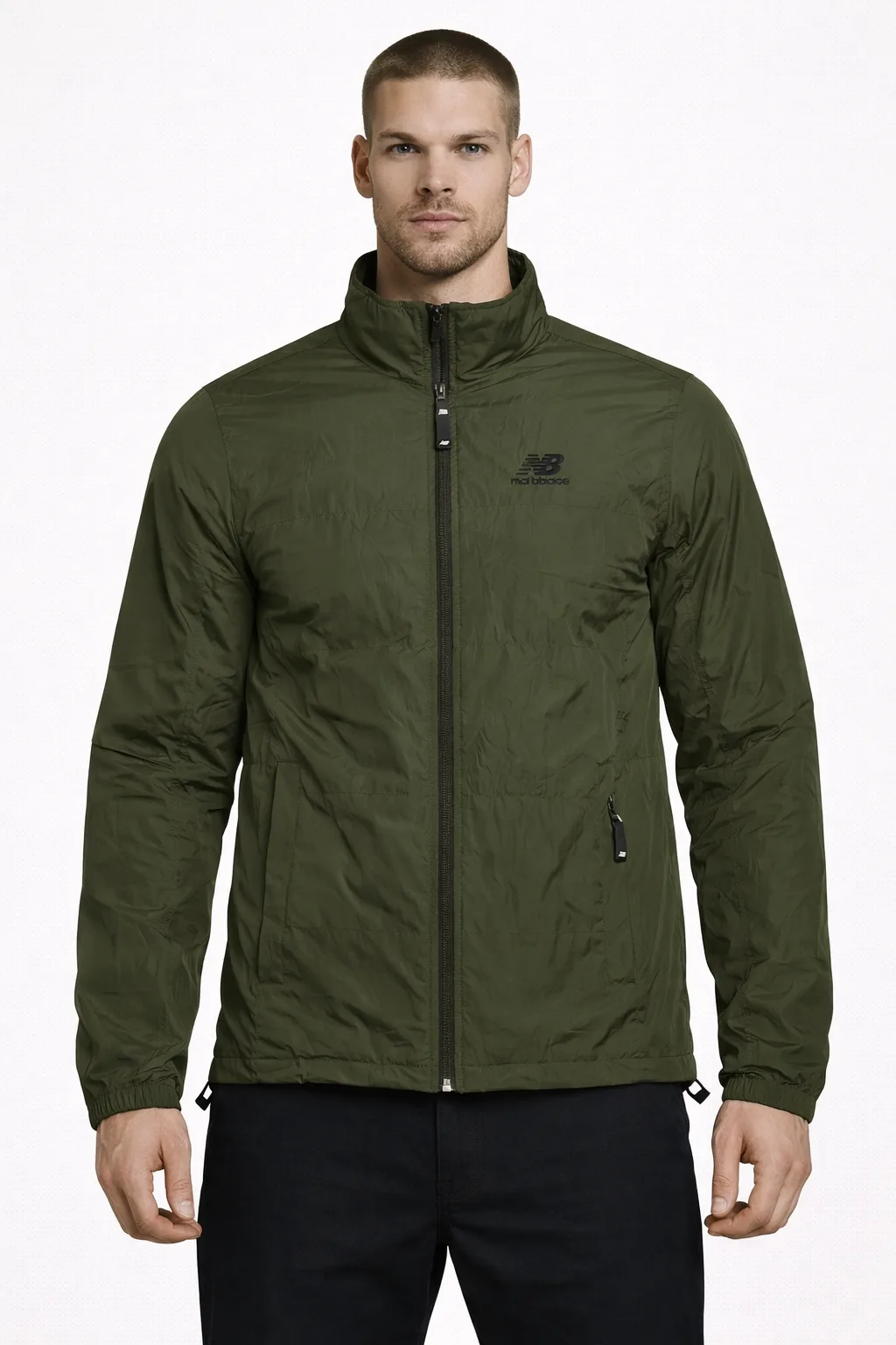 New Balance Green Jacket front view