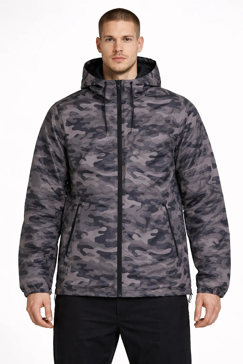 Zara Grey Jacket front view