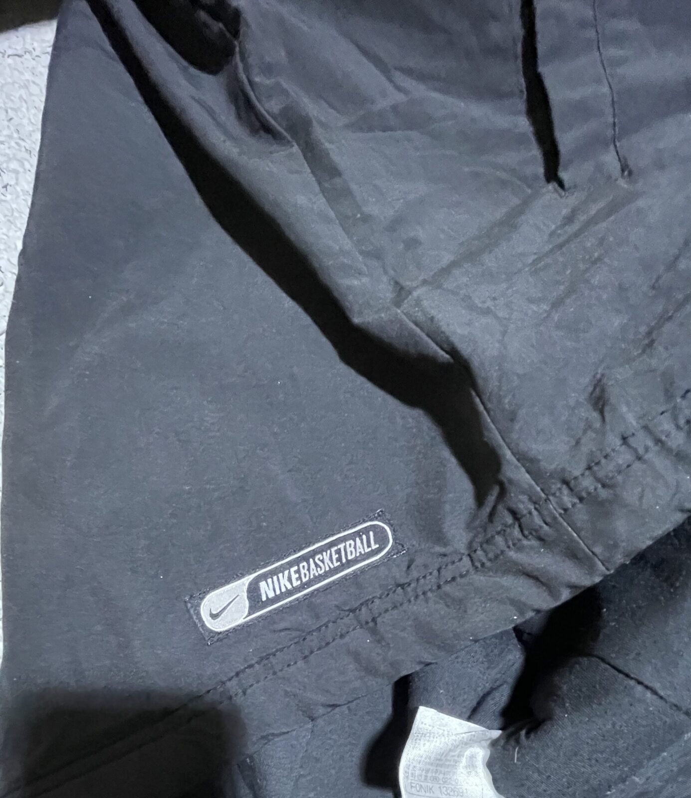 Nike Black Windbreaker Jacket detail view