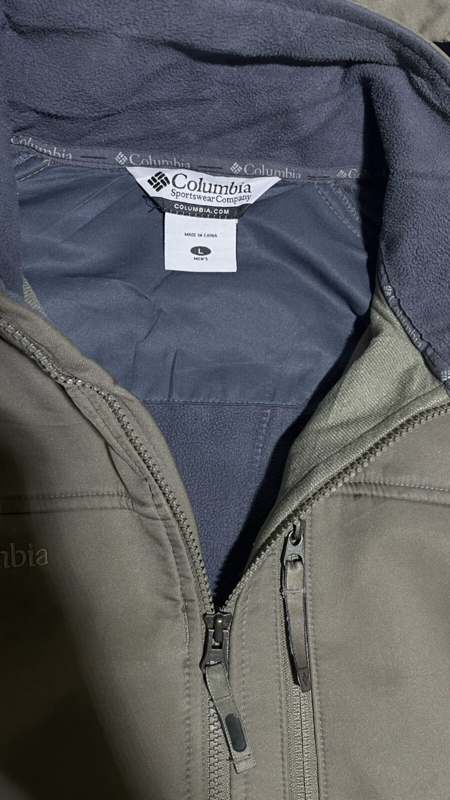 Columbia Jacket back view