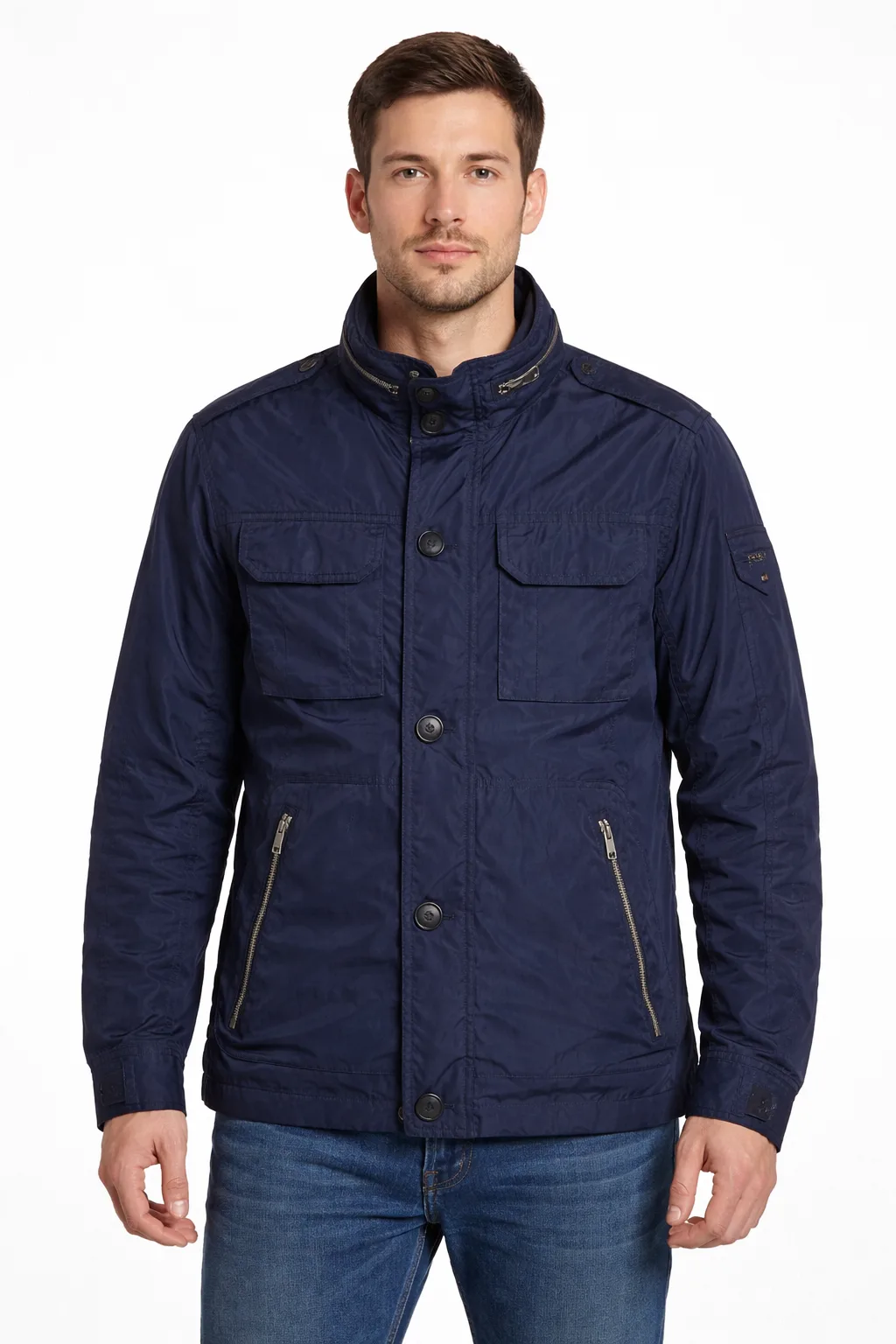 Tommy Hilfiger Navy Jacket front view
