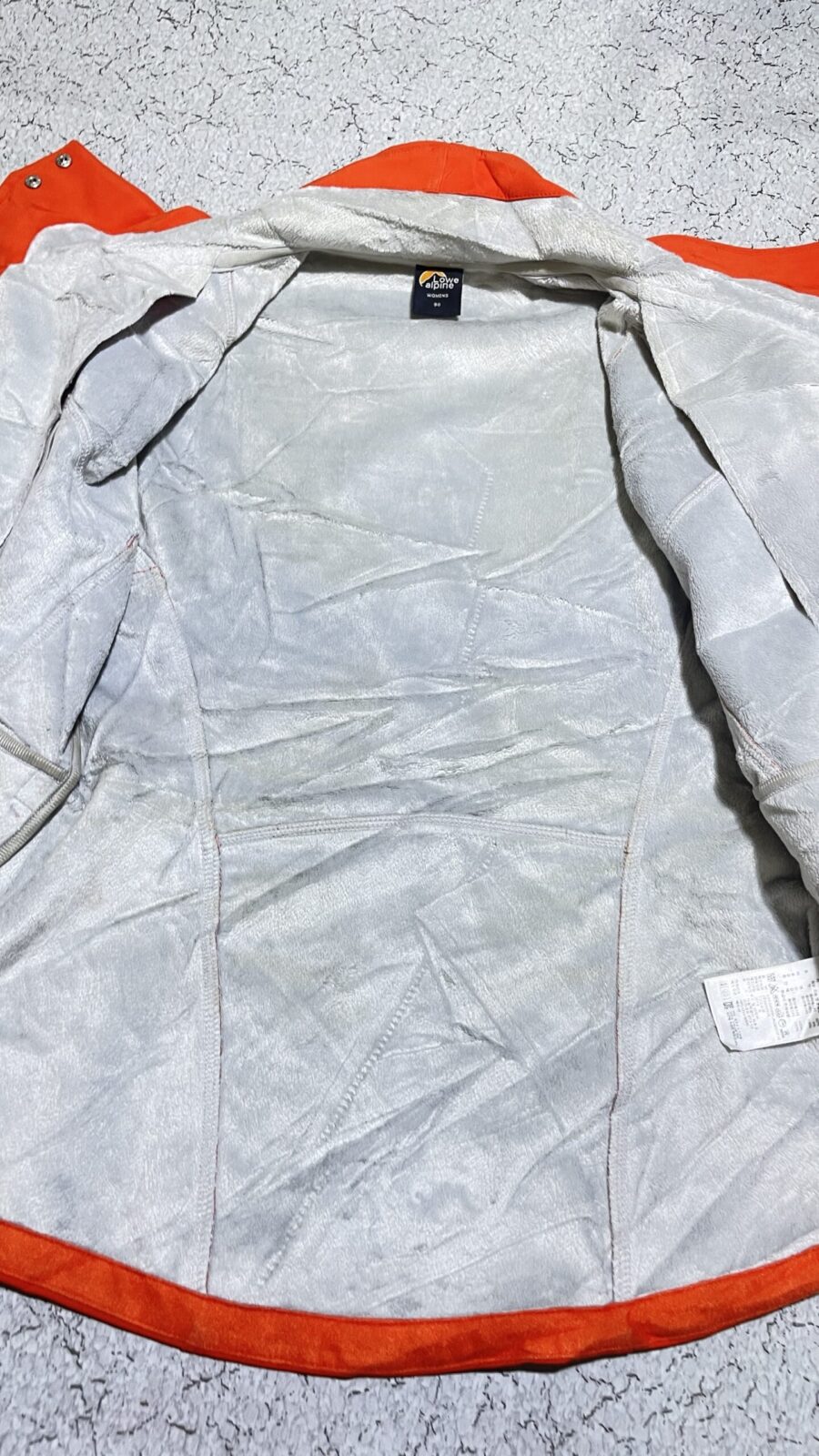 Orange Track Jacket back view