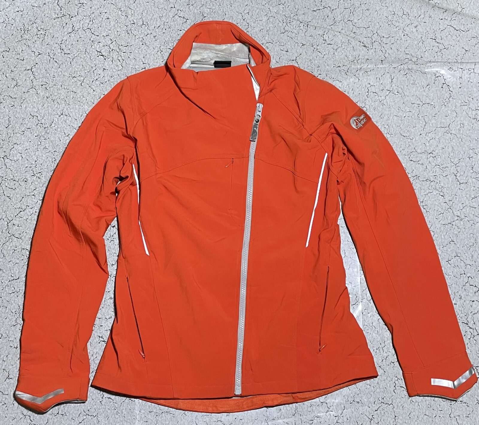 Orange Track Jacket detail view
