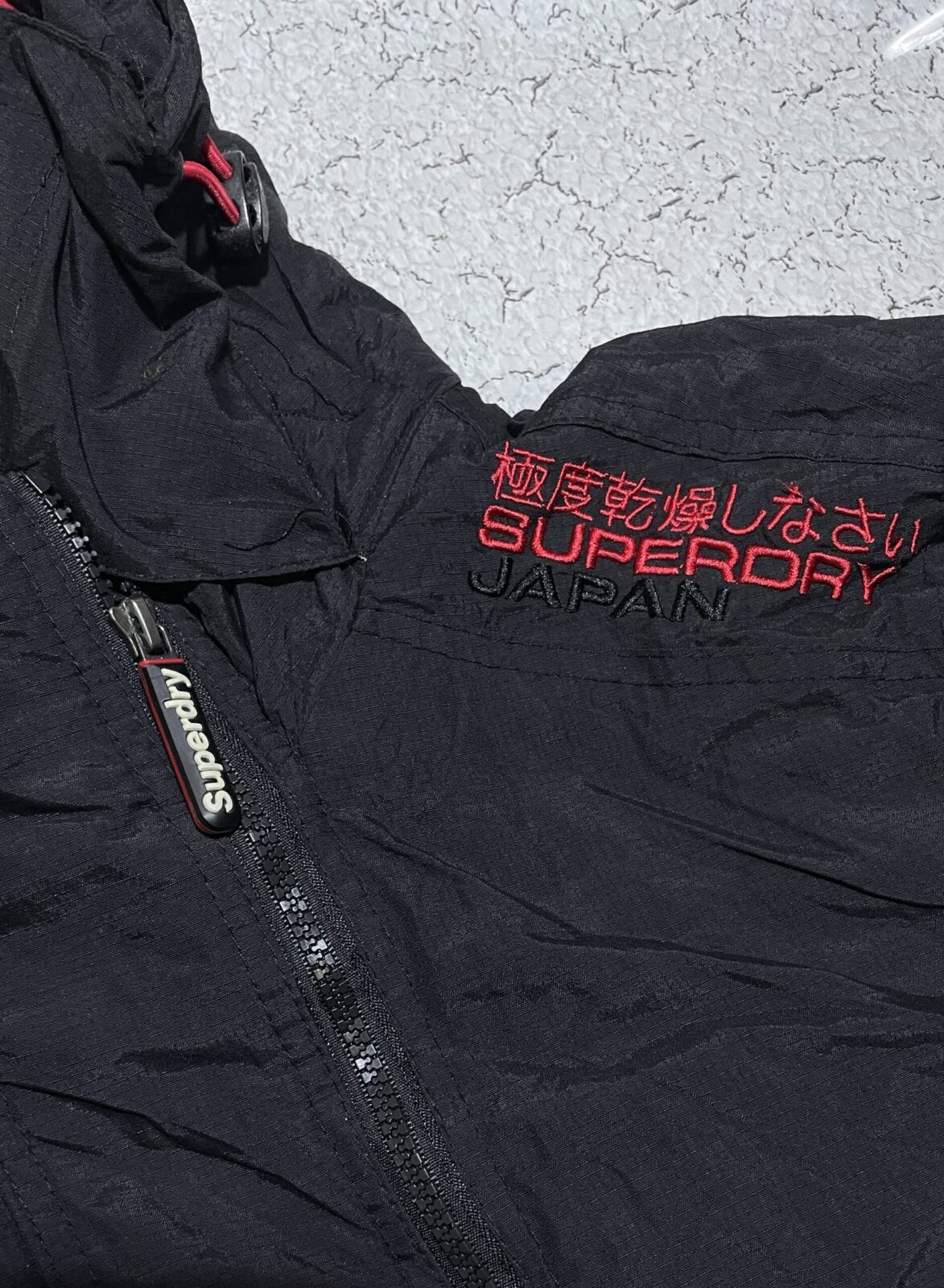 Superdry Black Jacket back view