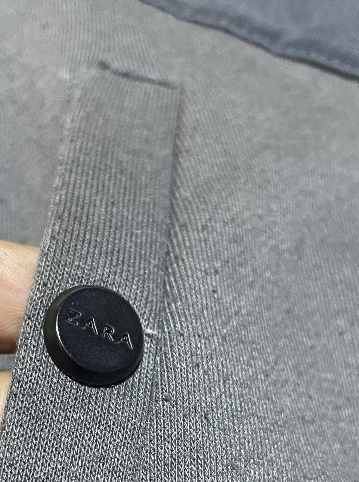 Zara Grey Hoodie back view