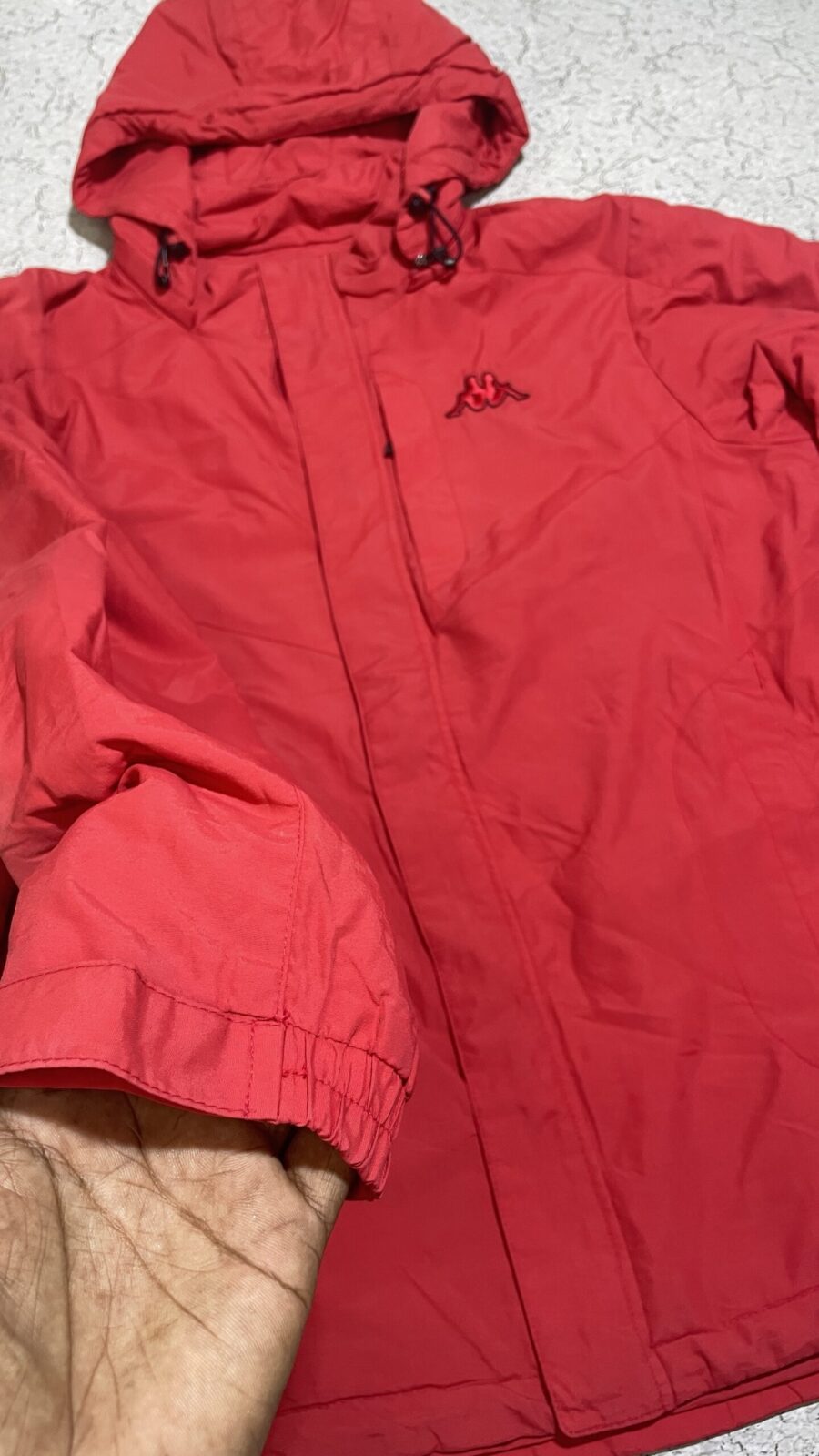 Kappa Red Windbreaker Jacket detail view