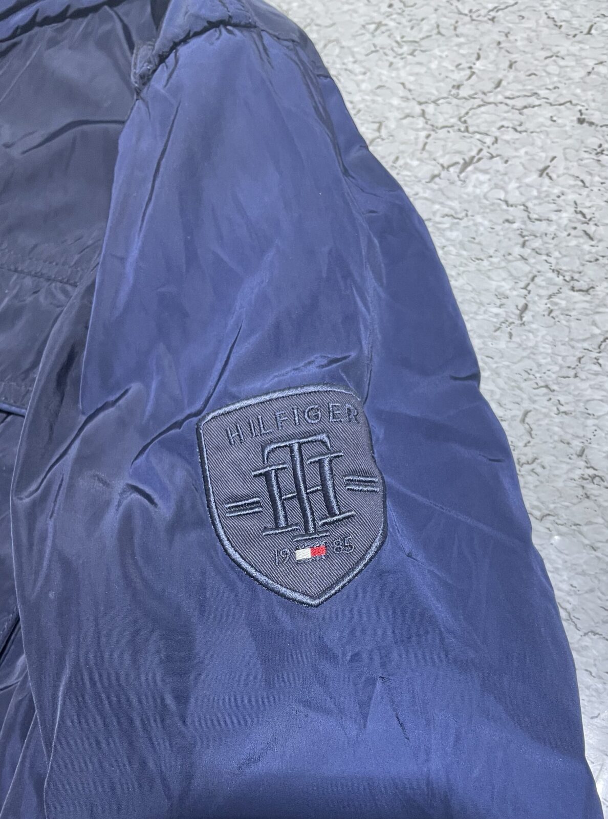 Tommy Hilfiger Navy Jacket detail view