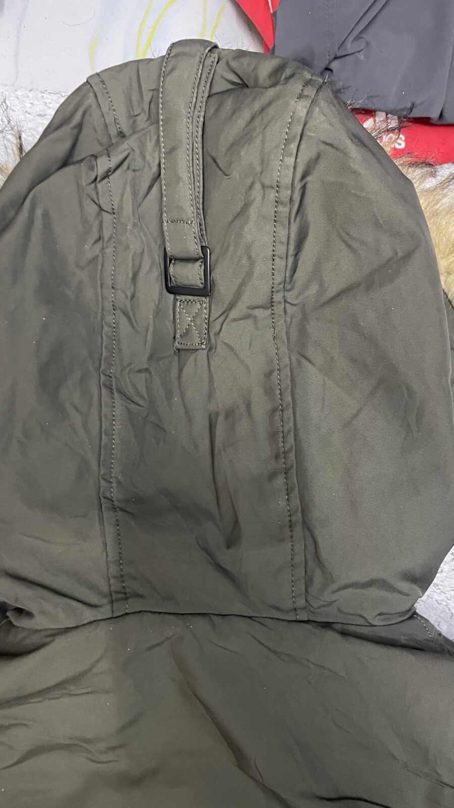 Zara Green Jacket detail view