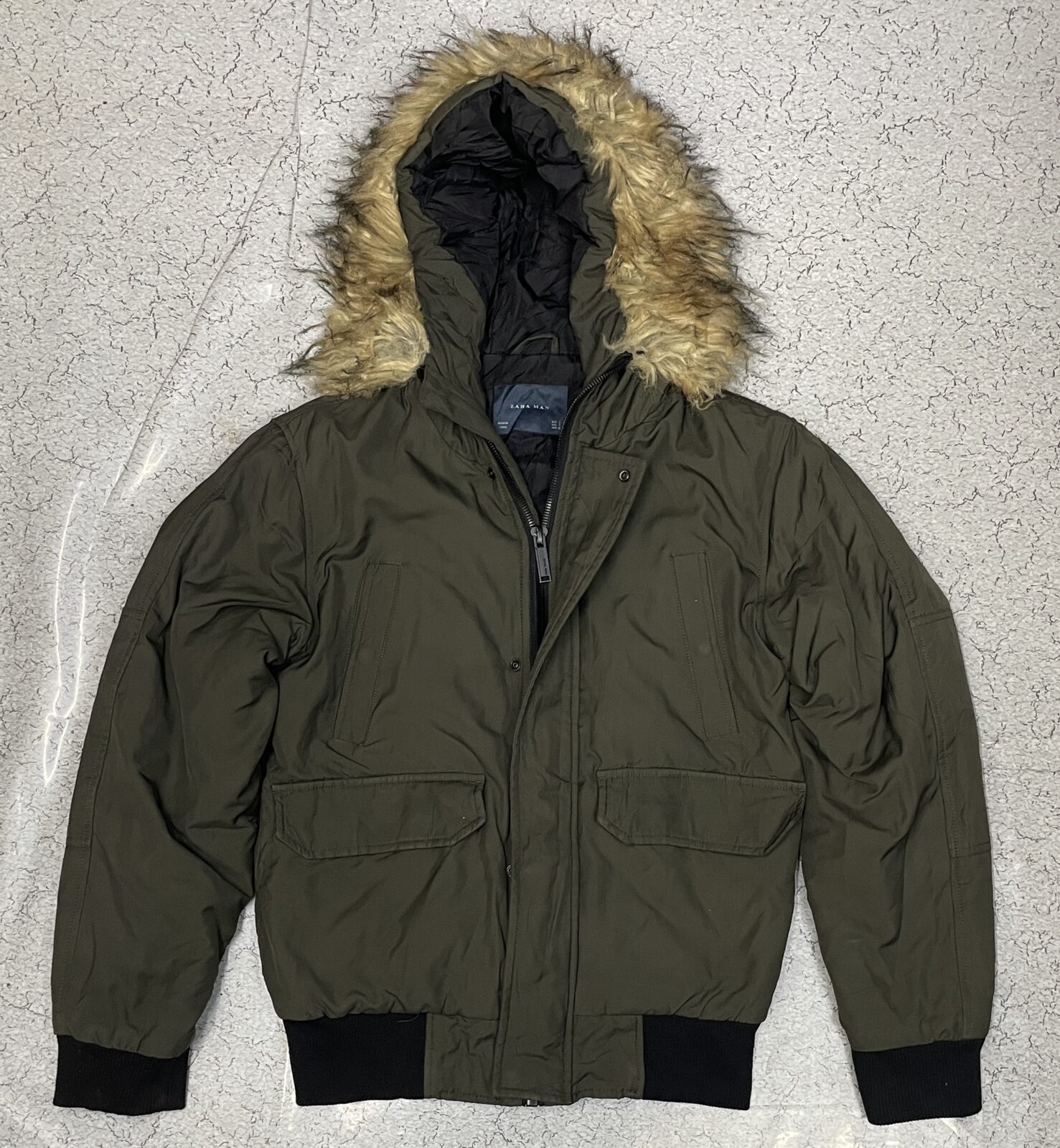 Zara Green Jacket alternate view
