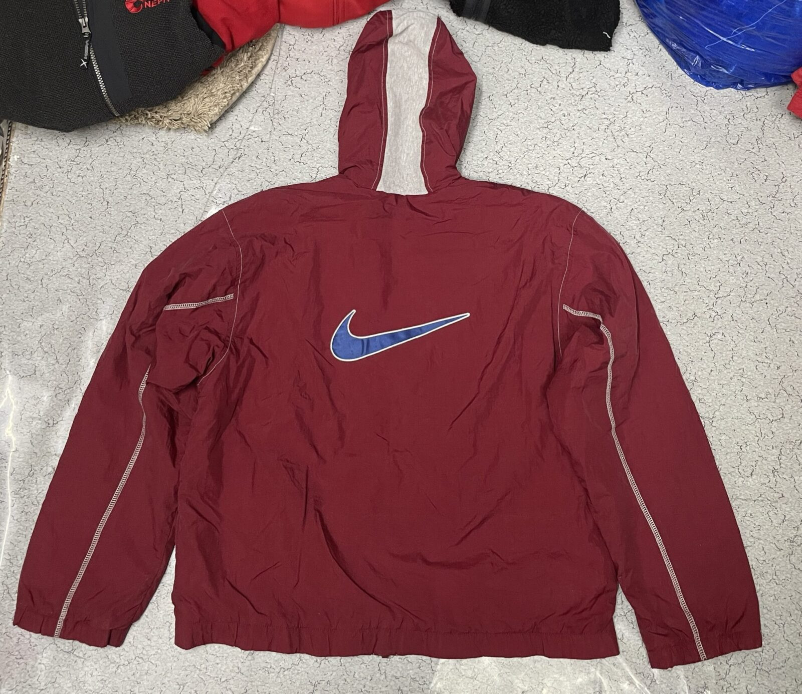 Nike Maroon Windbreaker Jacket alternate view