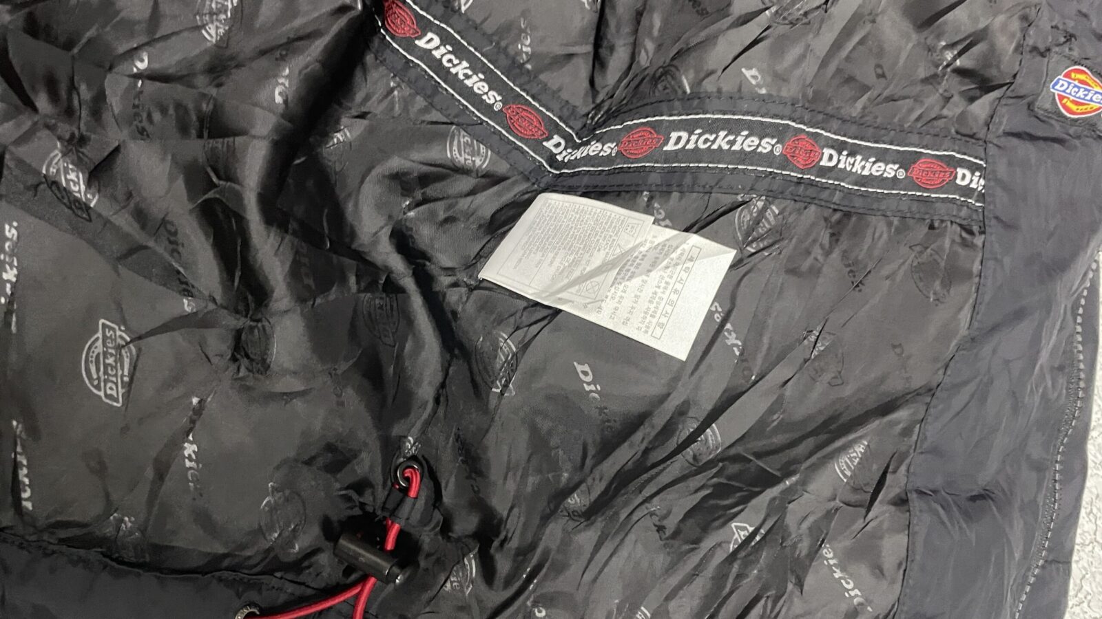 Dickies Black Jacket back view