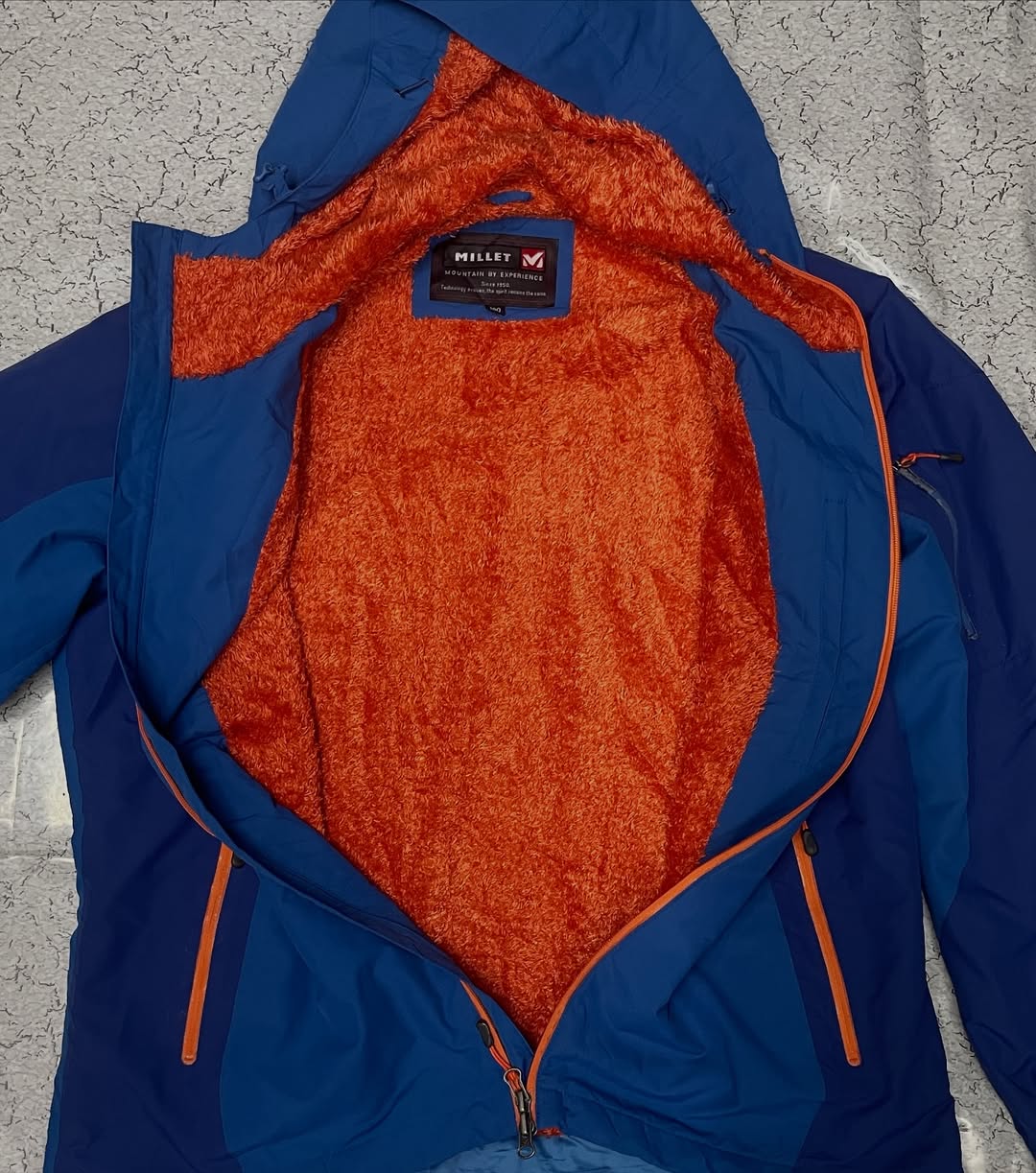 Millet Blue Jacket back view