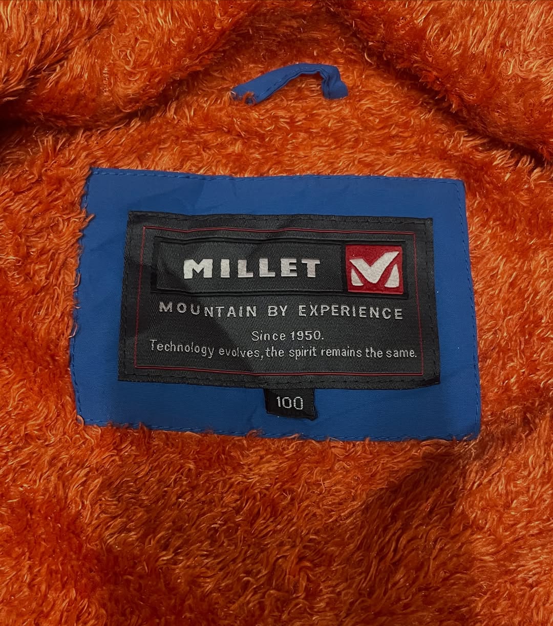 Millet Blue Jacket detail view