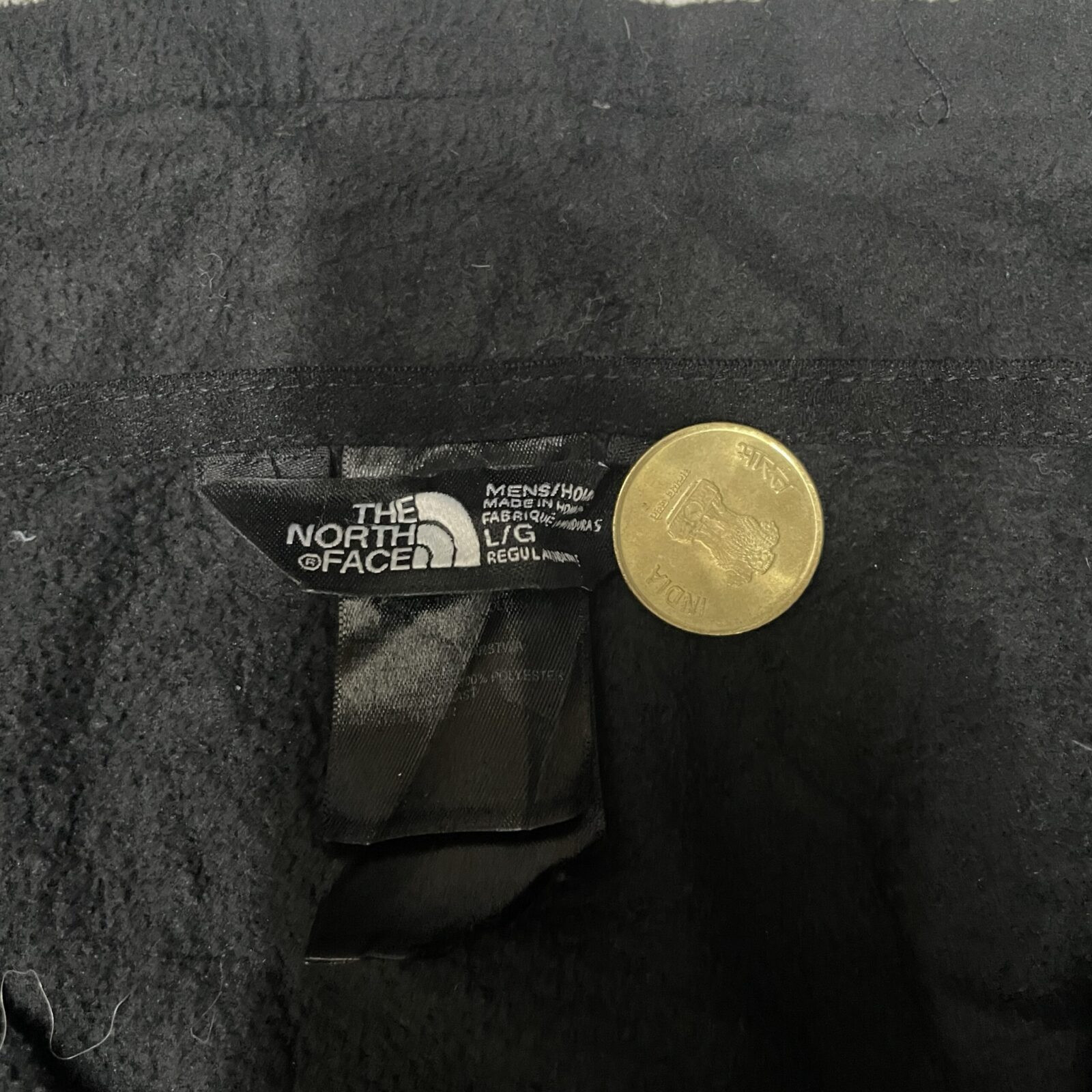 The North Face Black Sweater back view