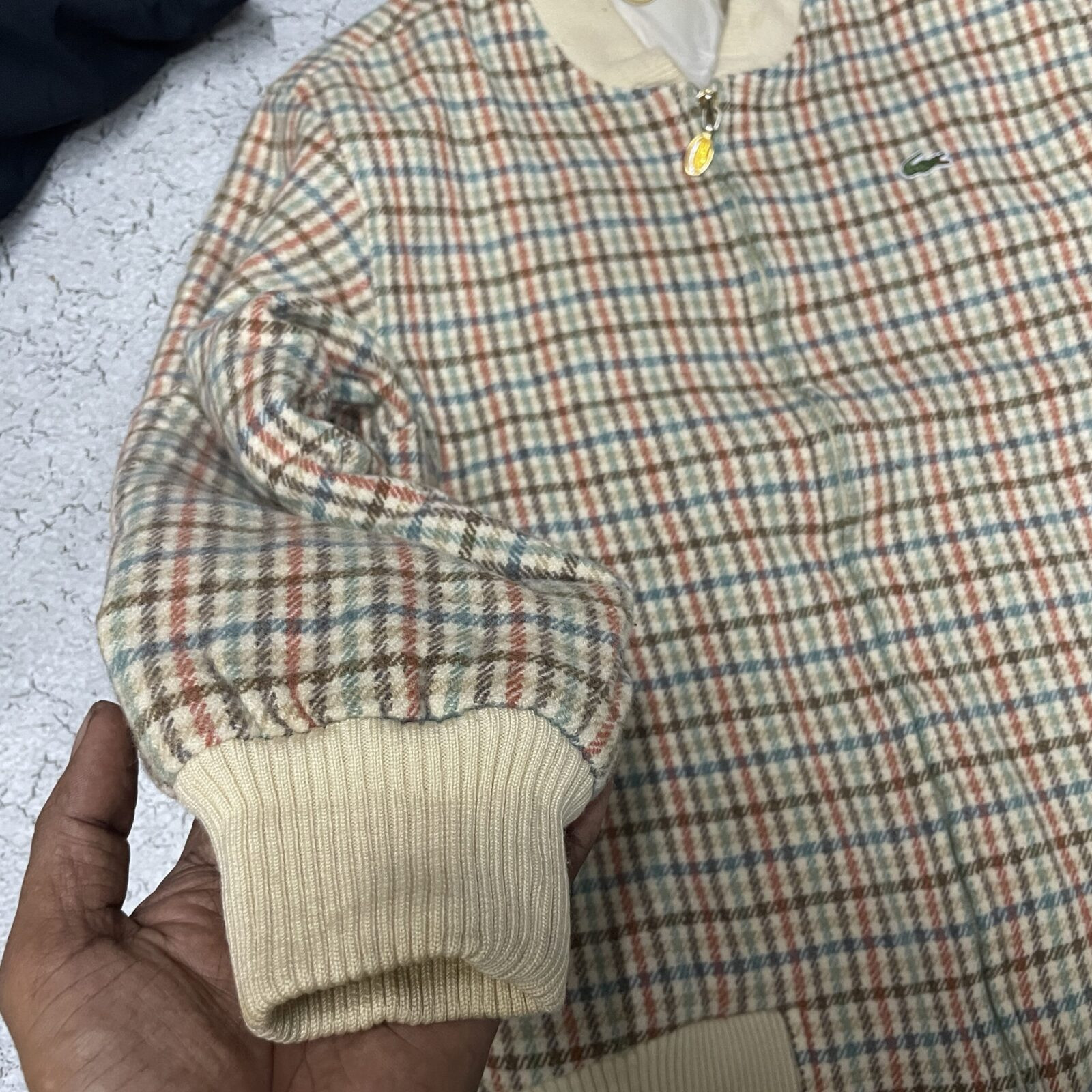 Lacoste Jacket back view