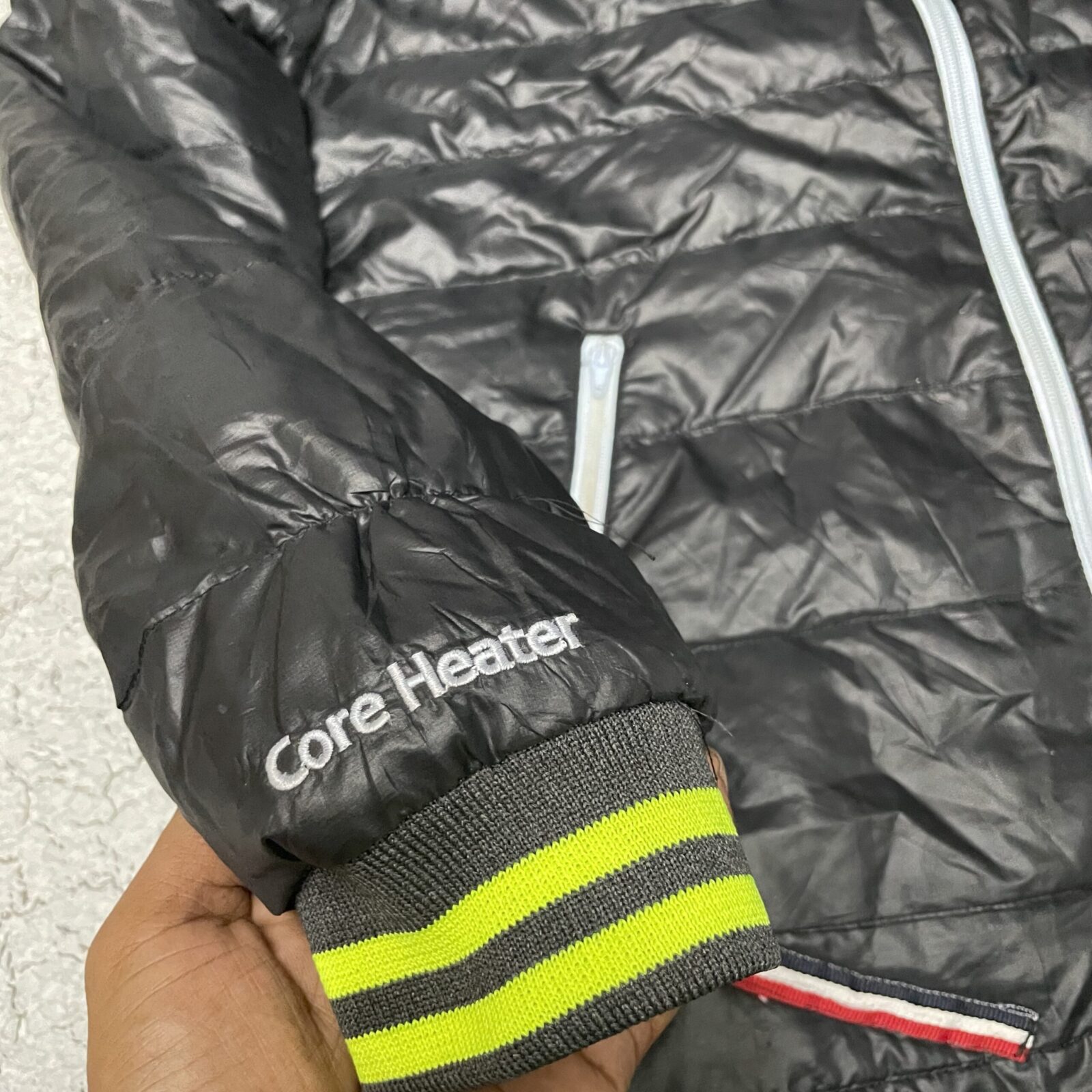 Puma Black Puffer Jacket detail view