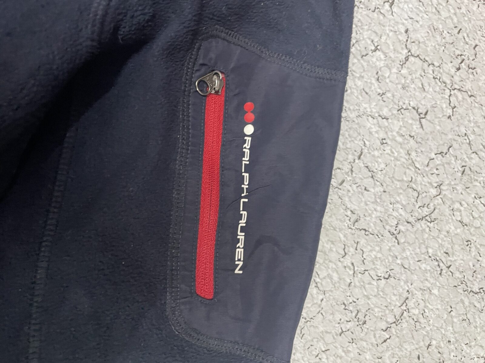 Ralph Lauren Blue Sweater detail view