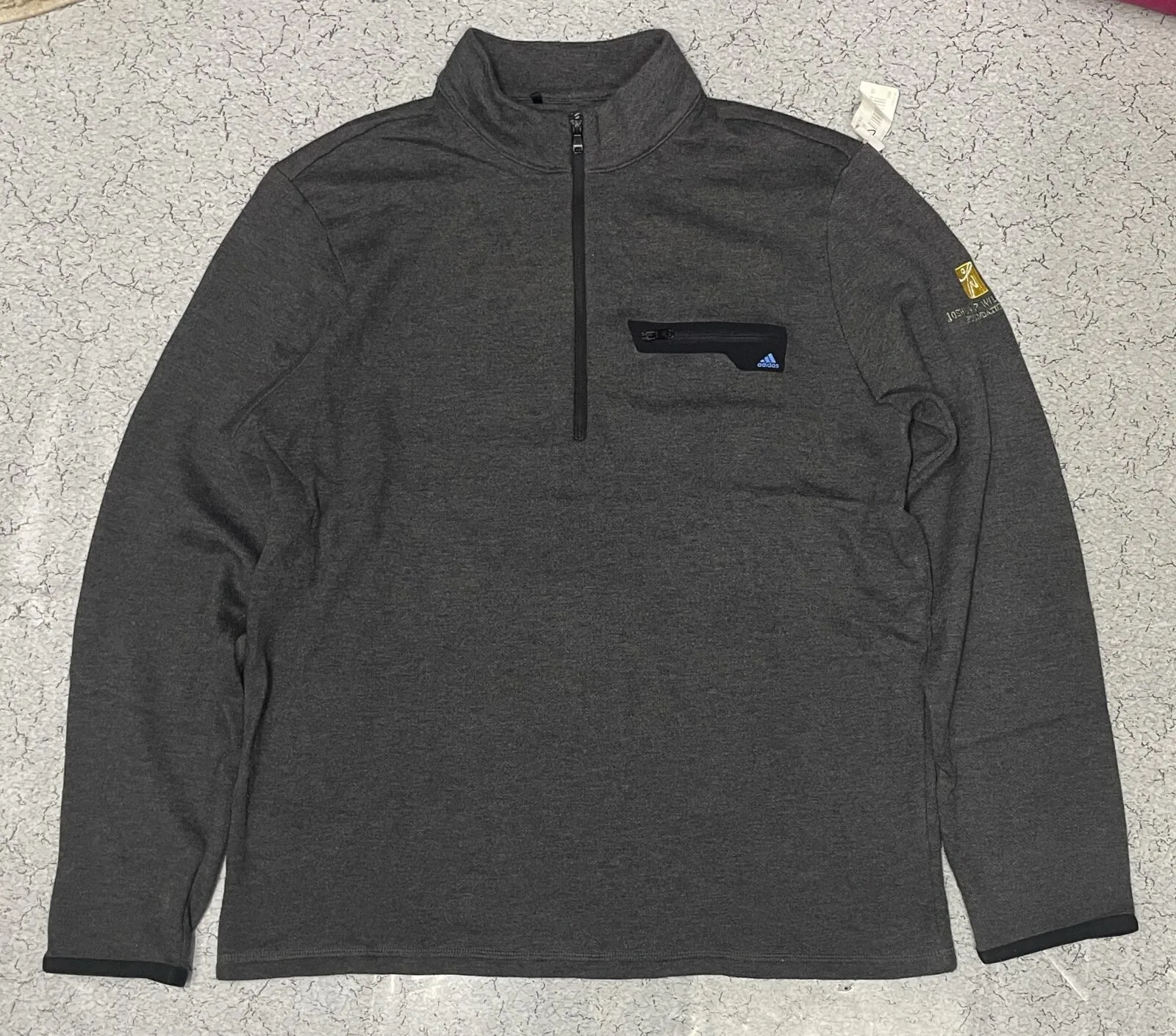 Adidas Grey Sweater front view