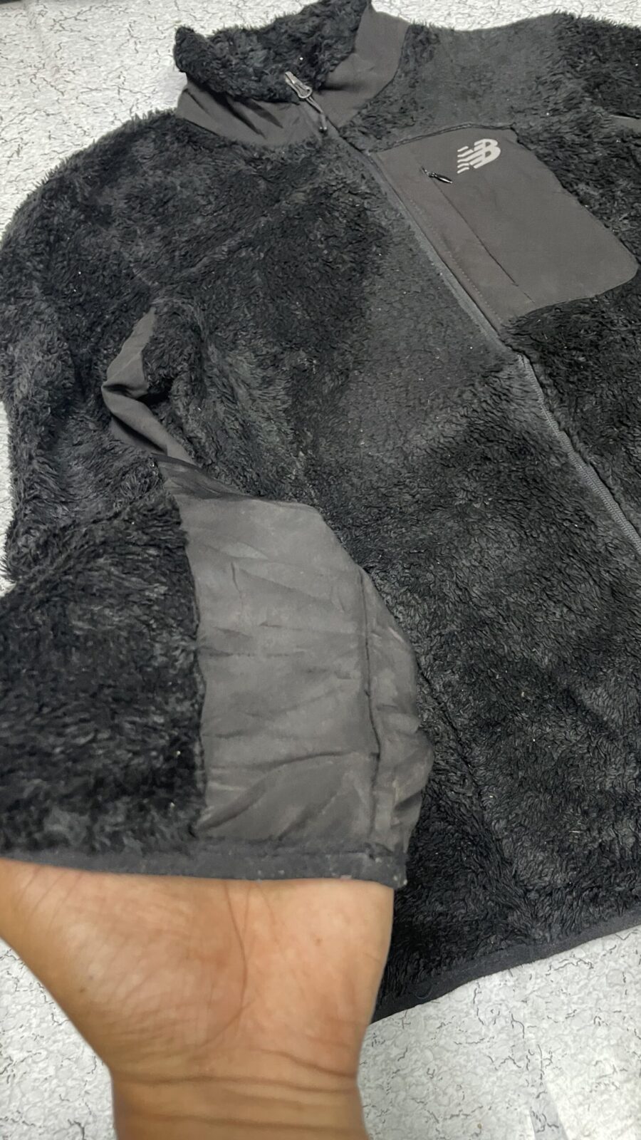 New Balance Black Fleece Jacket alternate view