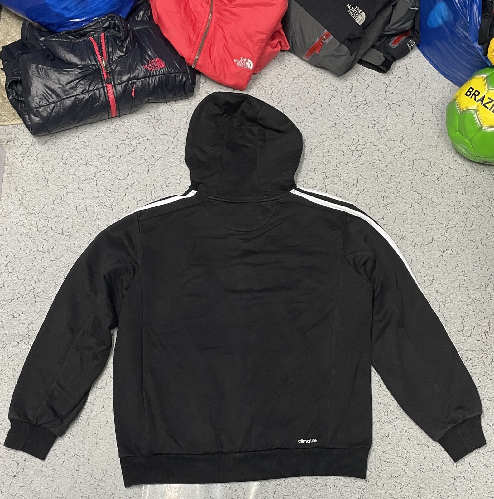 Adidas Black T-Shirt detail view