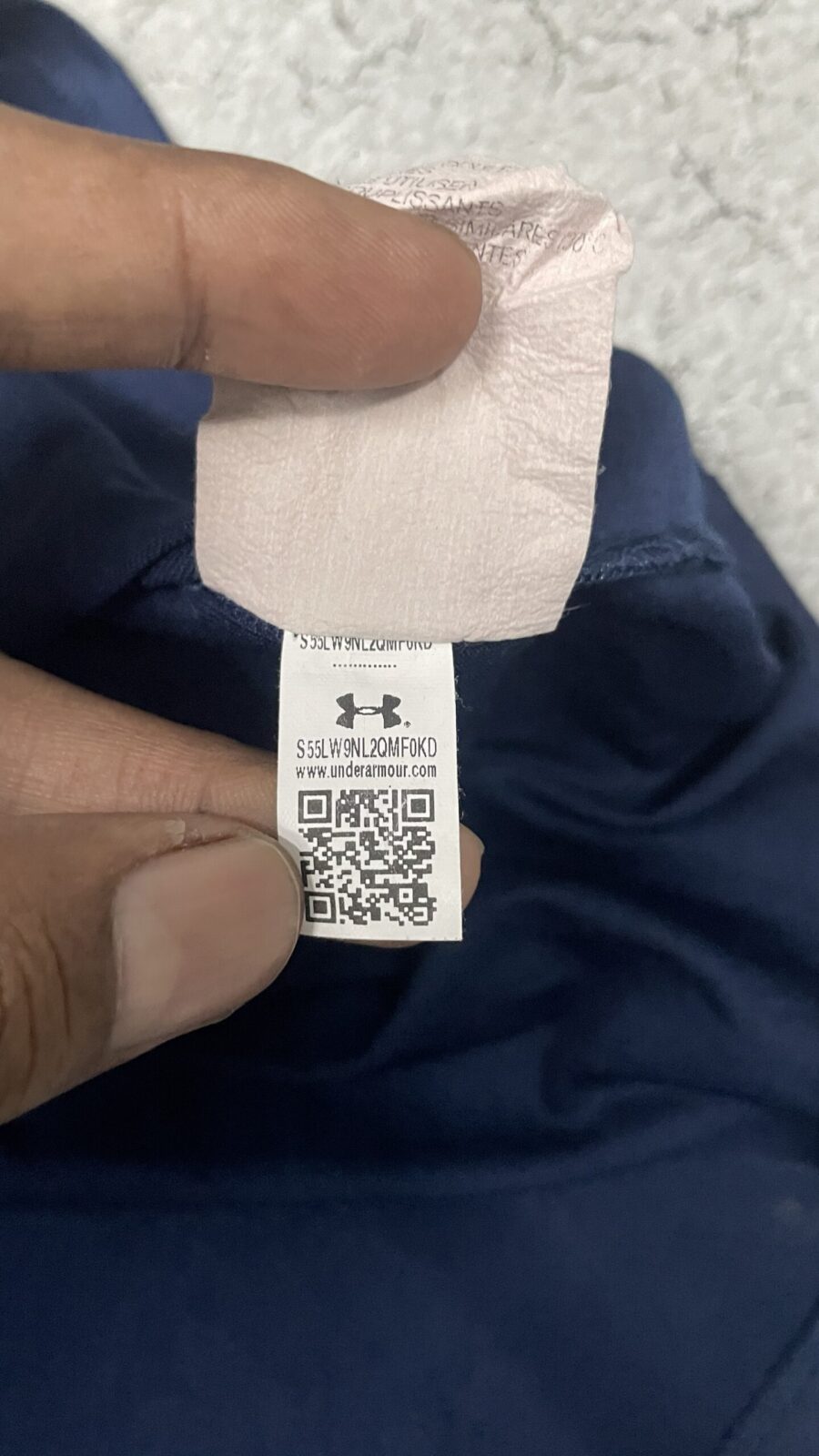 Under Armour Blue T-Shirt detail view