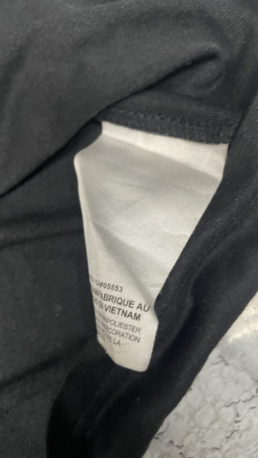 Nike Black T-Shirt back view