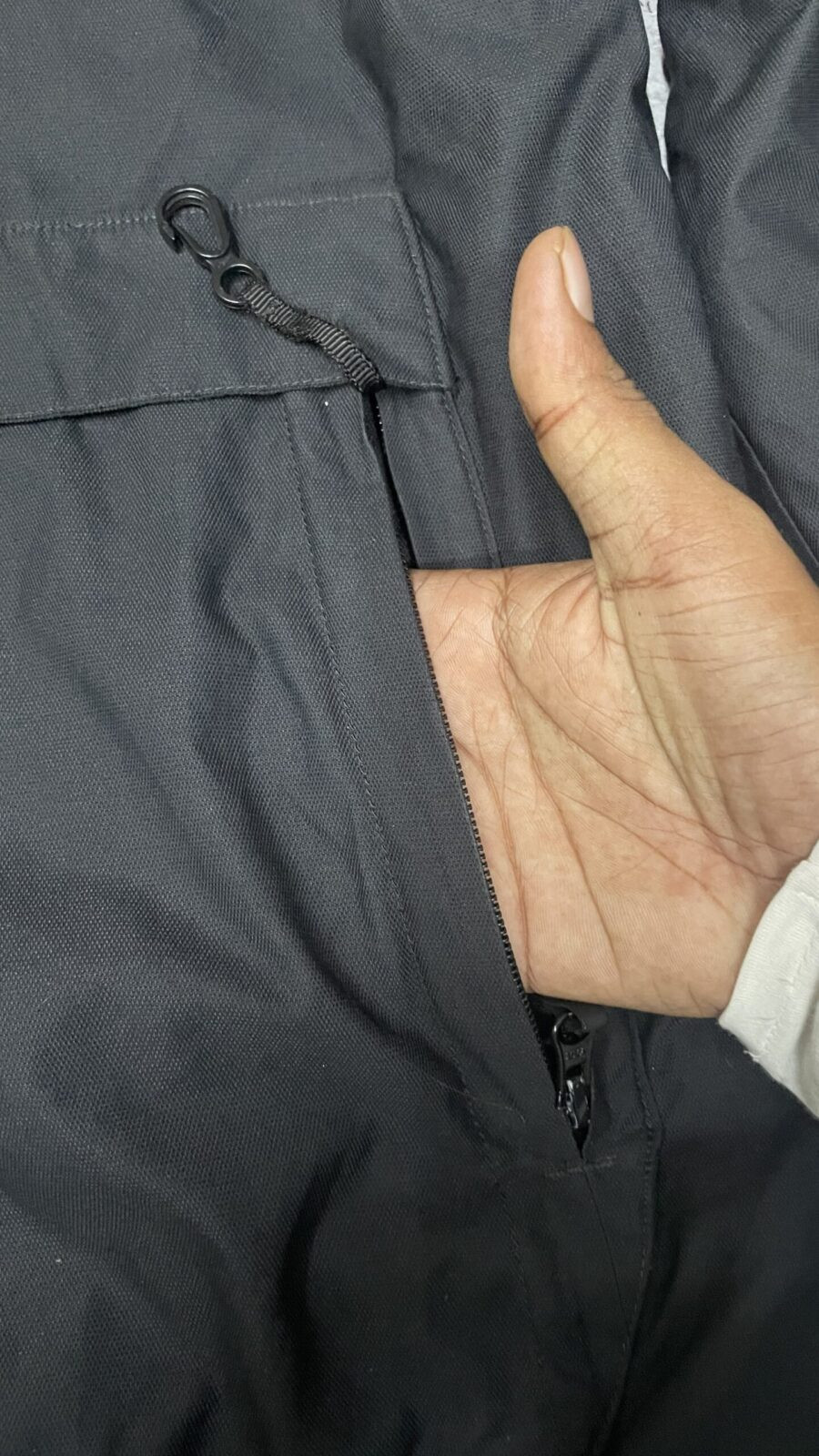 Columbia Black Jacket back view