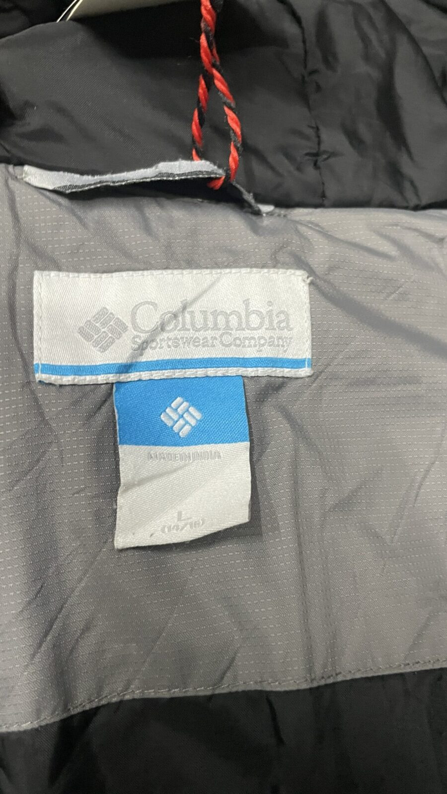Columbia Black Jacket back view