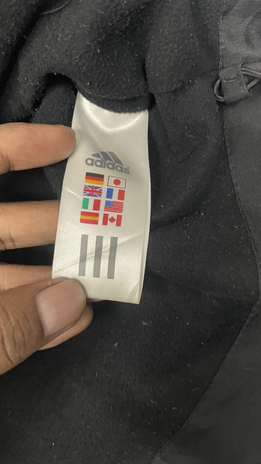 Adidas Black Jacket alternate view