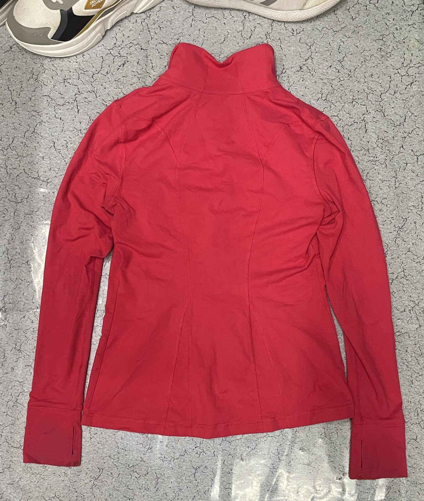 Under Armour Red Track Jacket back view