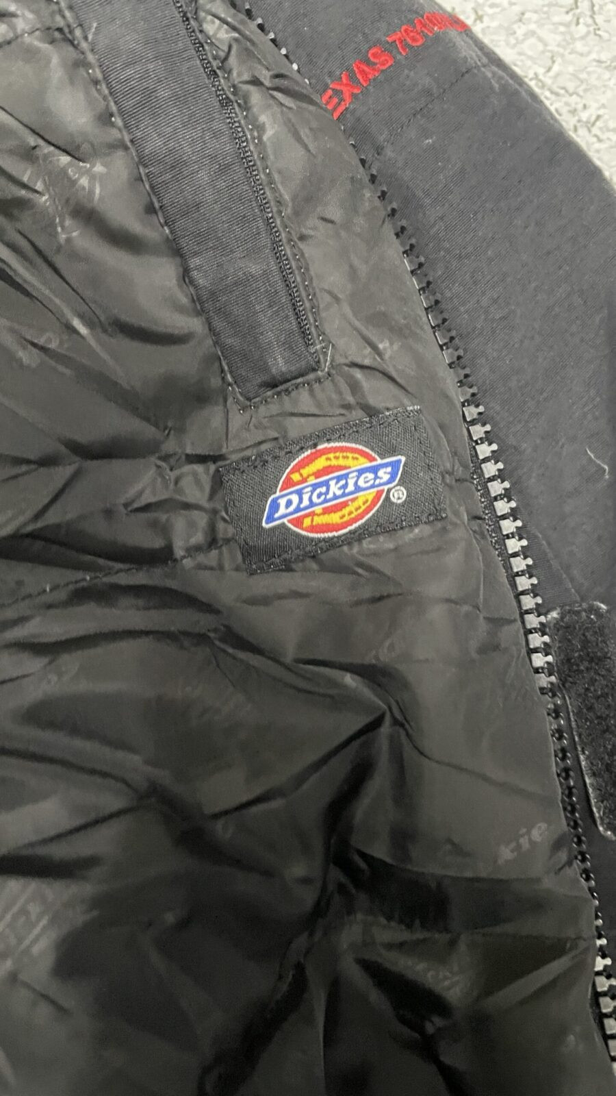 Dickies Black Jacket back view